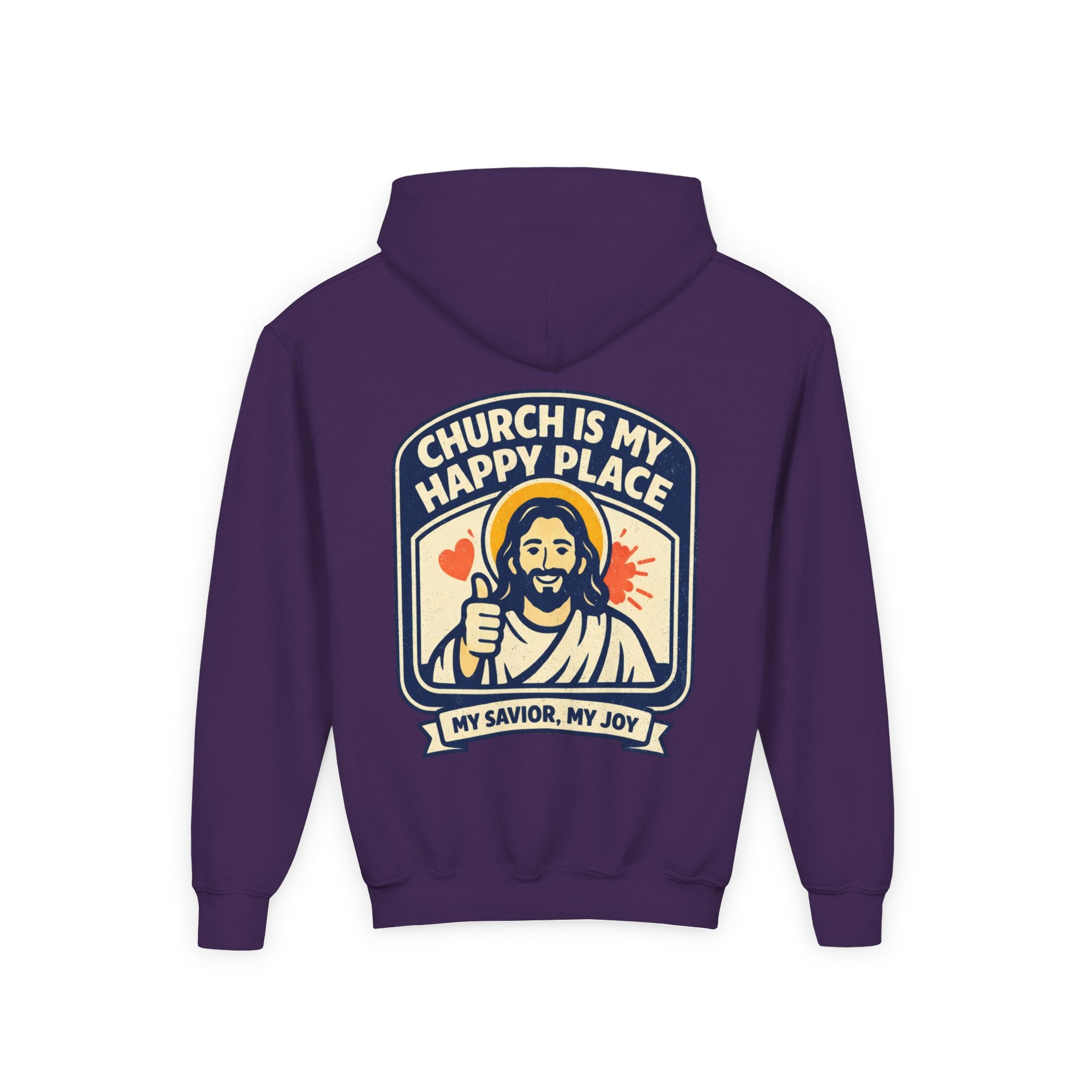 FTF - "Church Is My Happy Place" HTU - Youth Hoodie