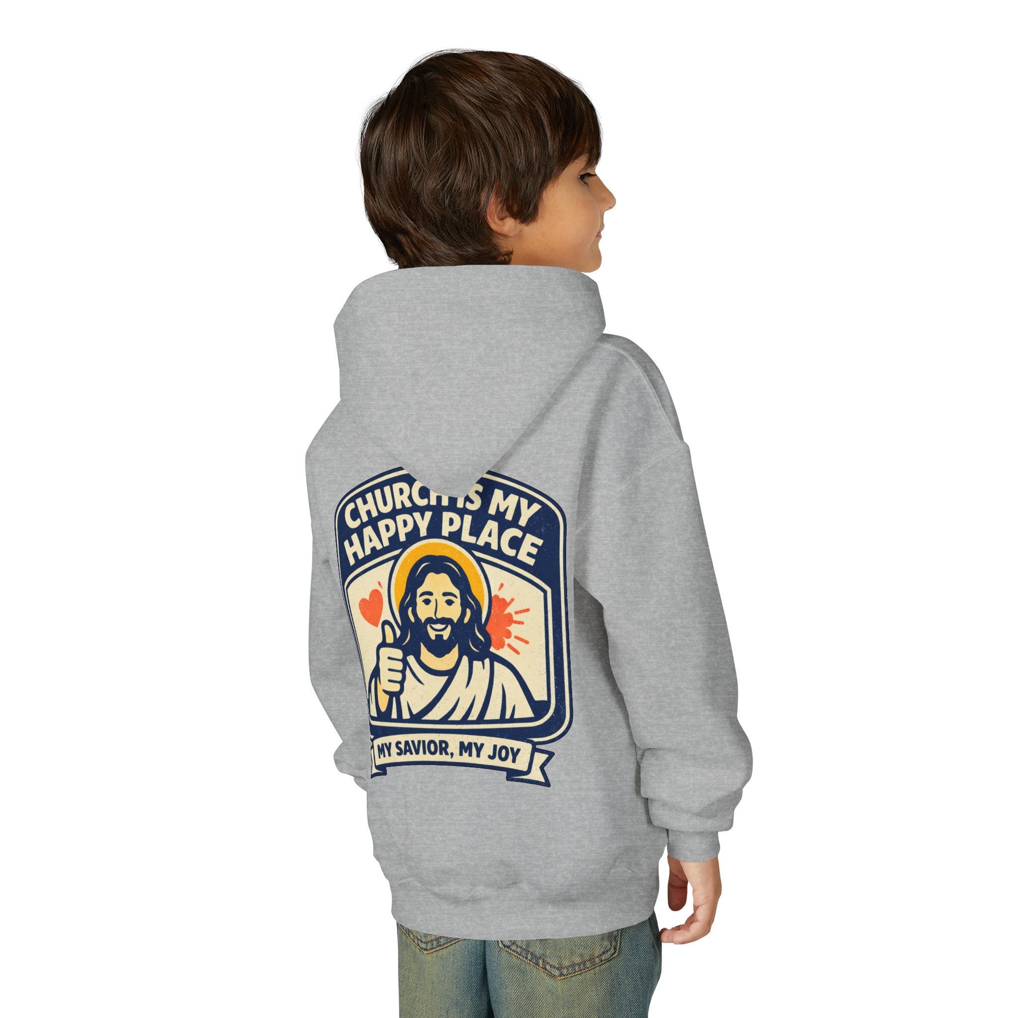 FTF - "Church Is My Happy Place" HTU - Youth Hoodie
