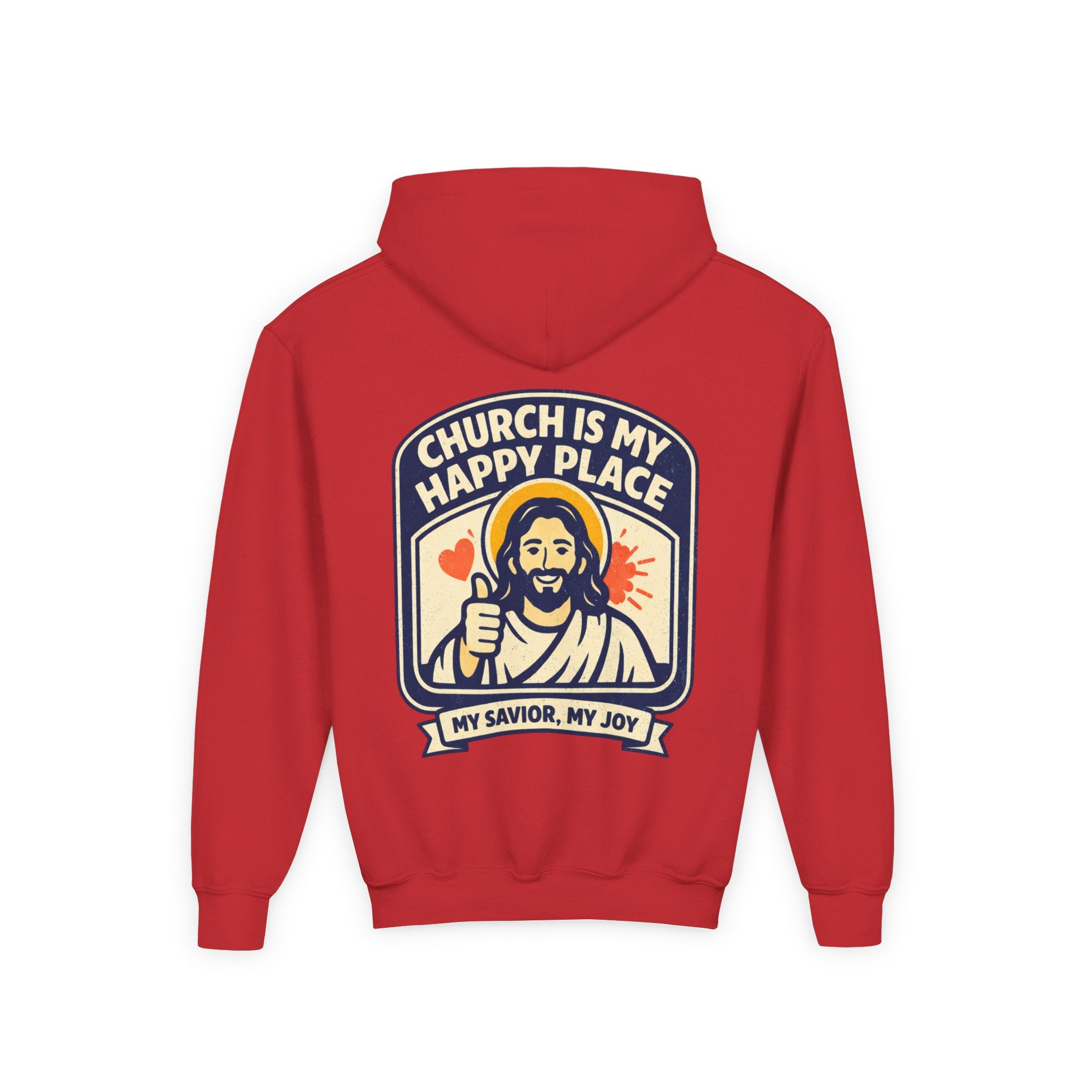 FTF - "Church Is My Happy Place" HTU - Youth Hoodie