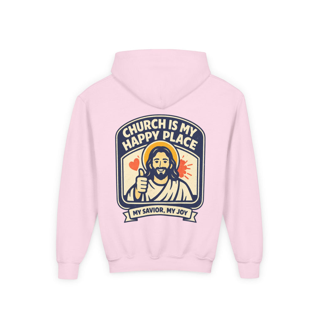 FTF - "Church Is My Happy Place" HTU - Youth Hoodie