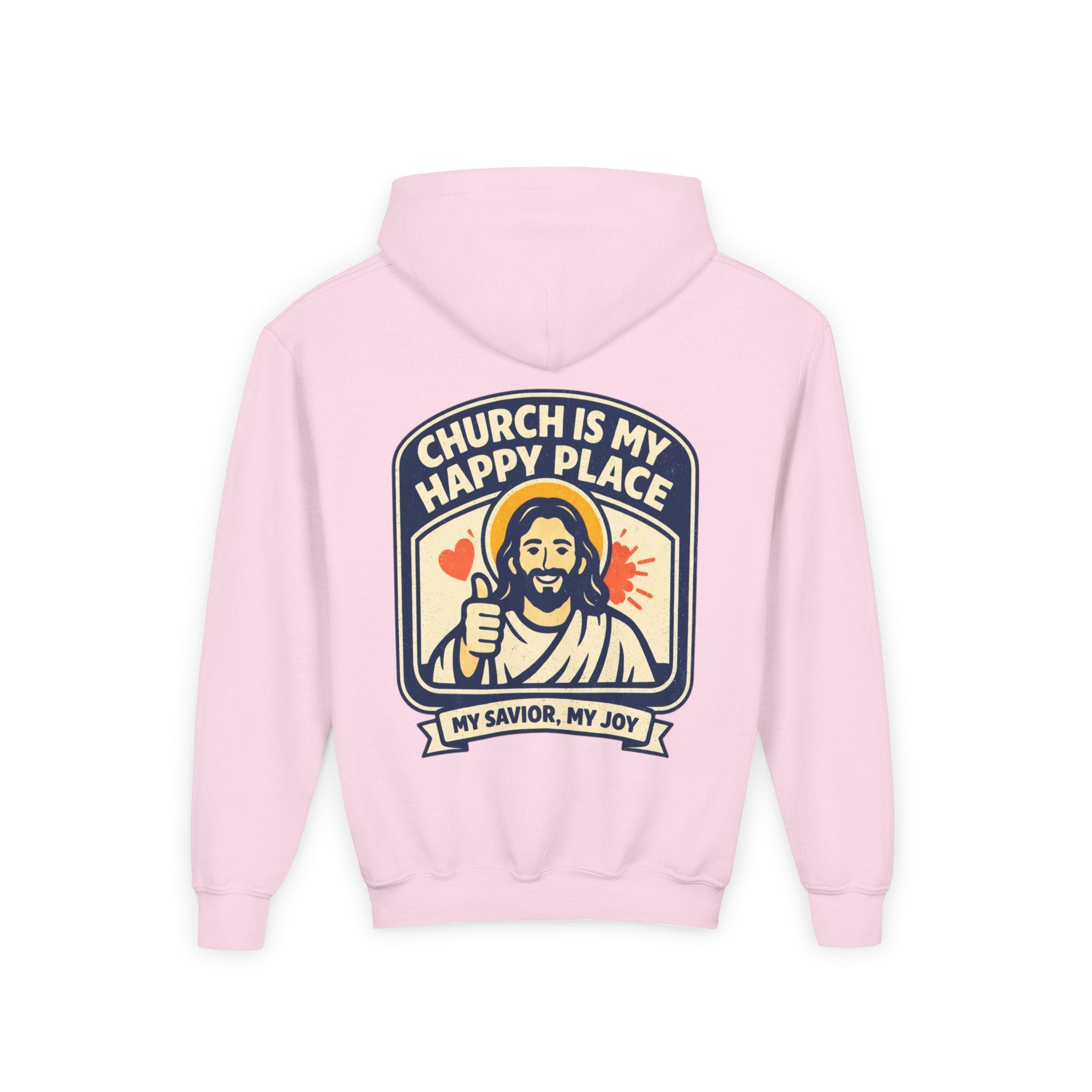 FTF - "Church Is My Happy Place" HTU - Youth Hoodie
