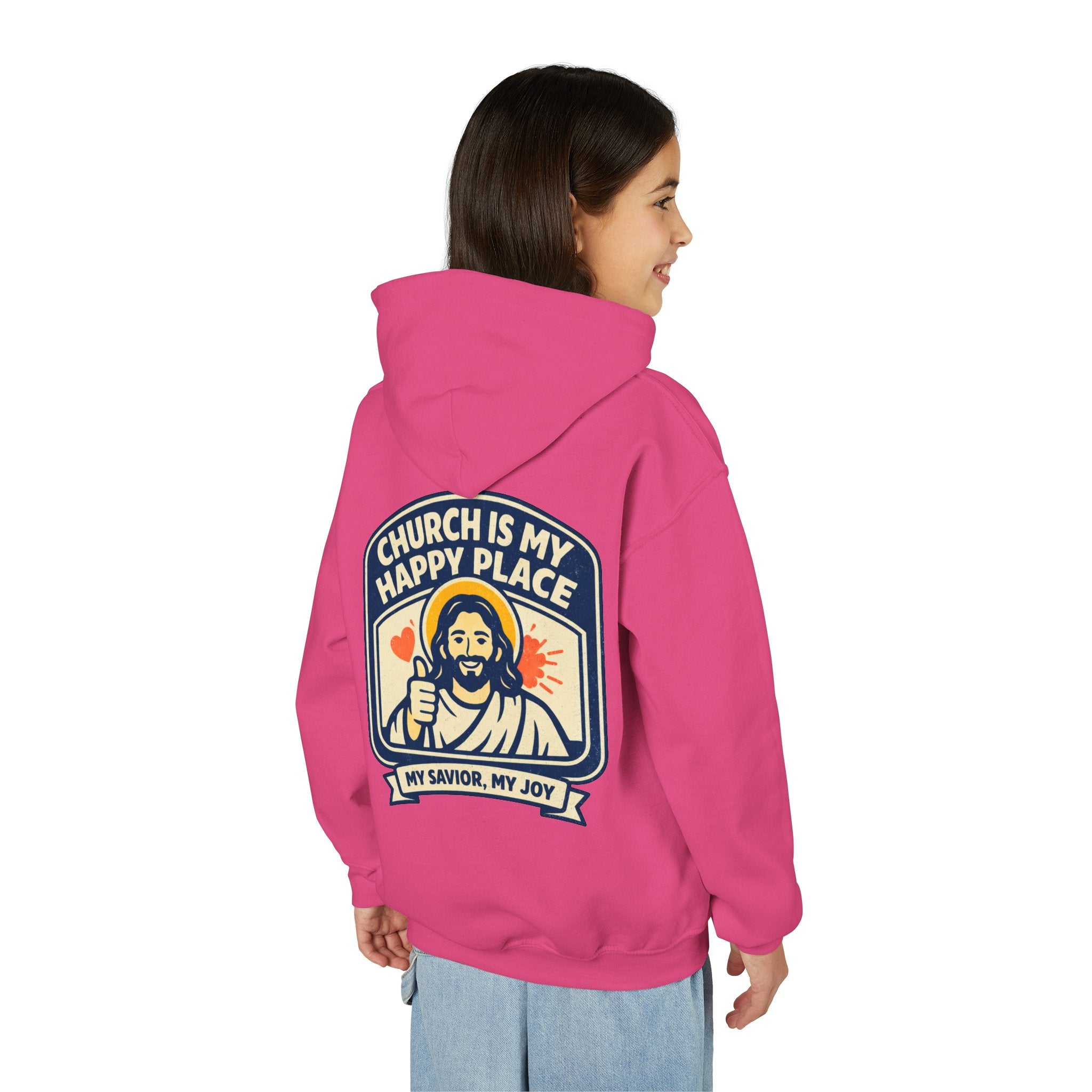 FTF - "Church Is My Happy Place" HTU - Youth Hoodie