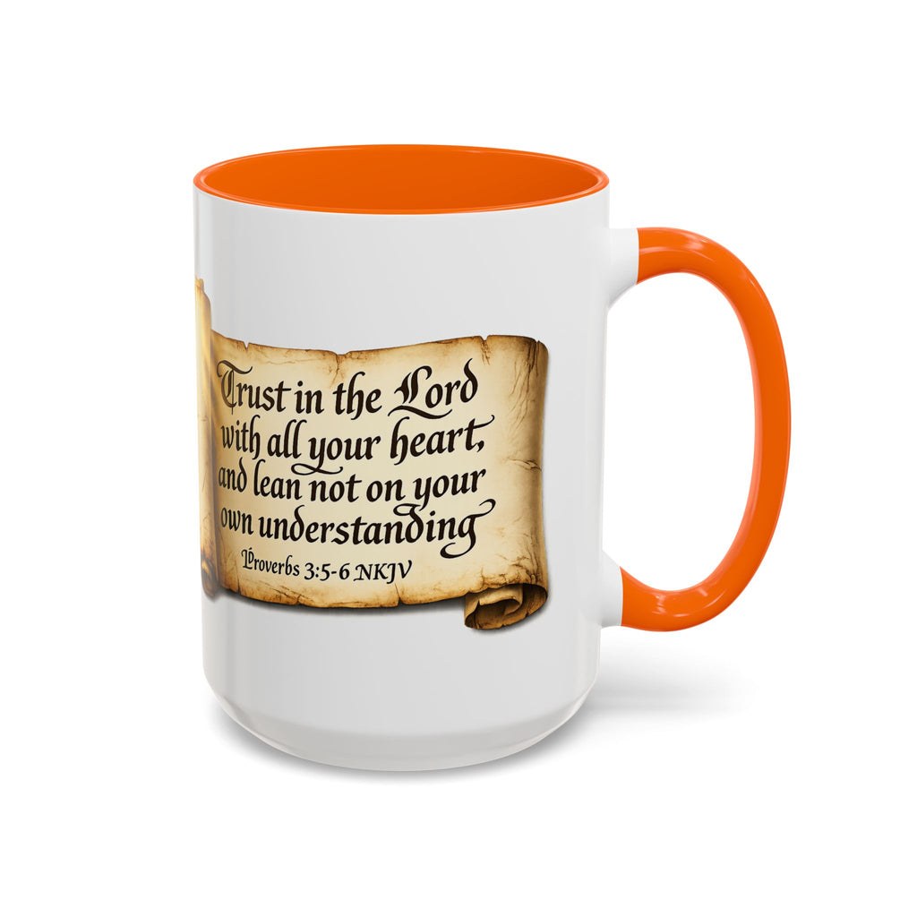 FTF - "Trust In The Lord" Proverbs 3:5 Scroll - Coffee Mug