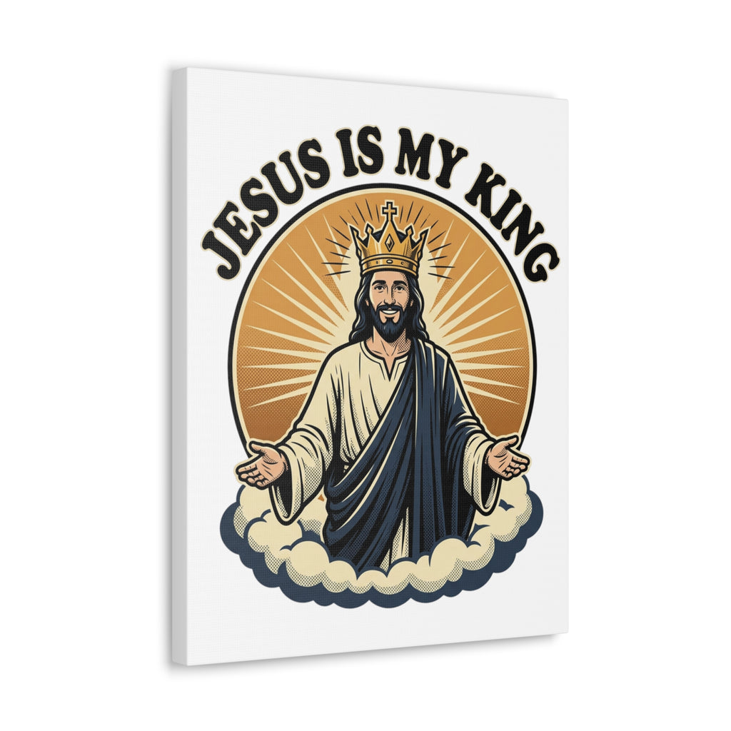 Jesus Is My King Canvas (Multiple Sizing Options Available)