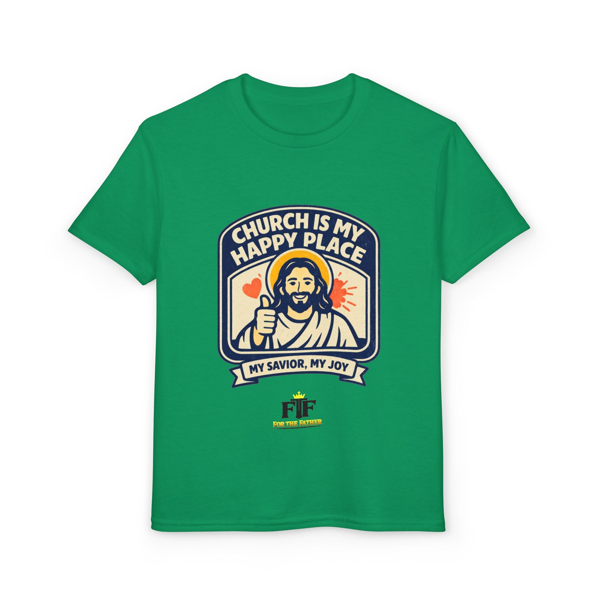 FTF - "Church Is My Happy Place" HTU - Youth T-Shirt