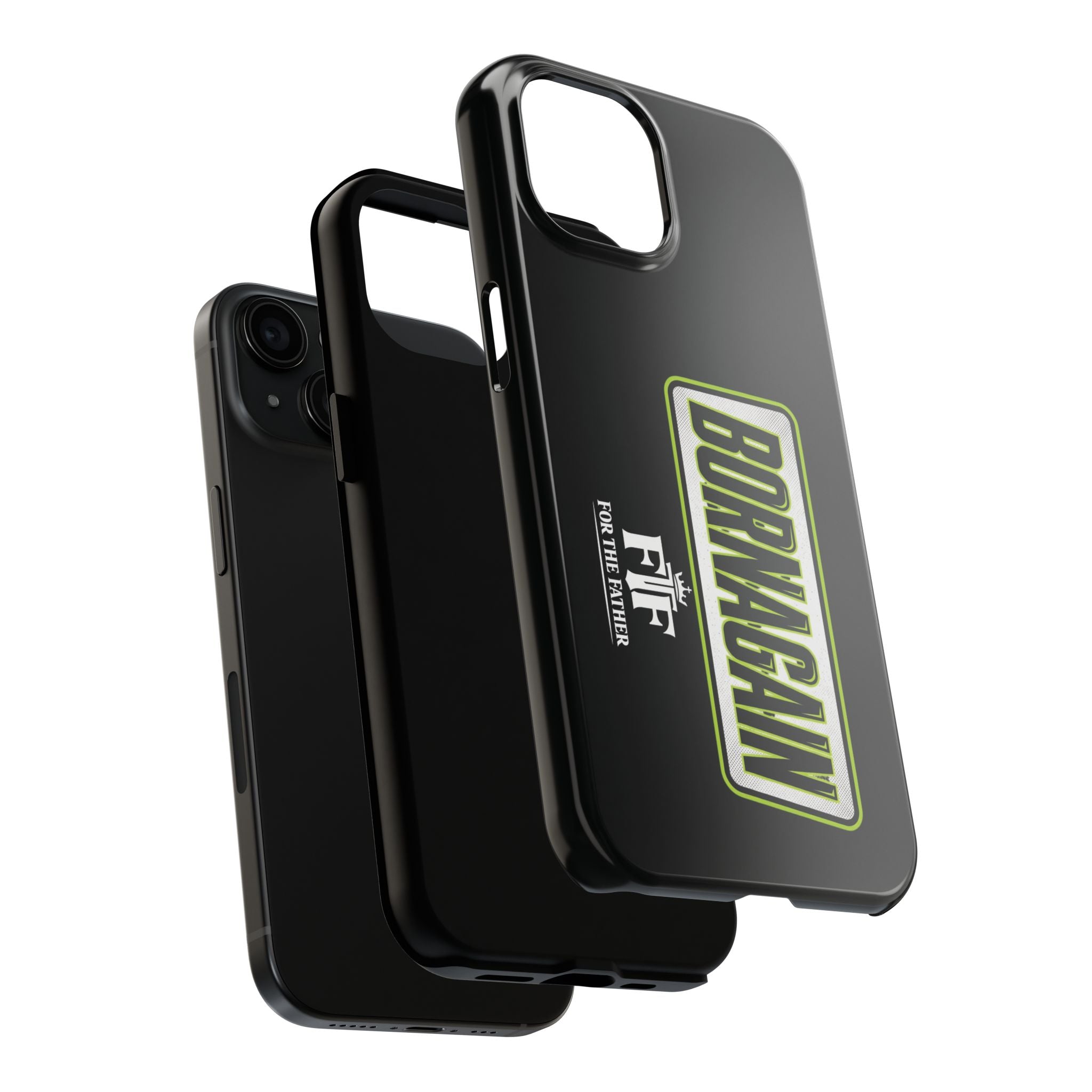 FTF - BORNAGAIN - Black Tough Phone Case