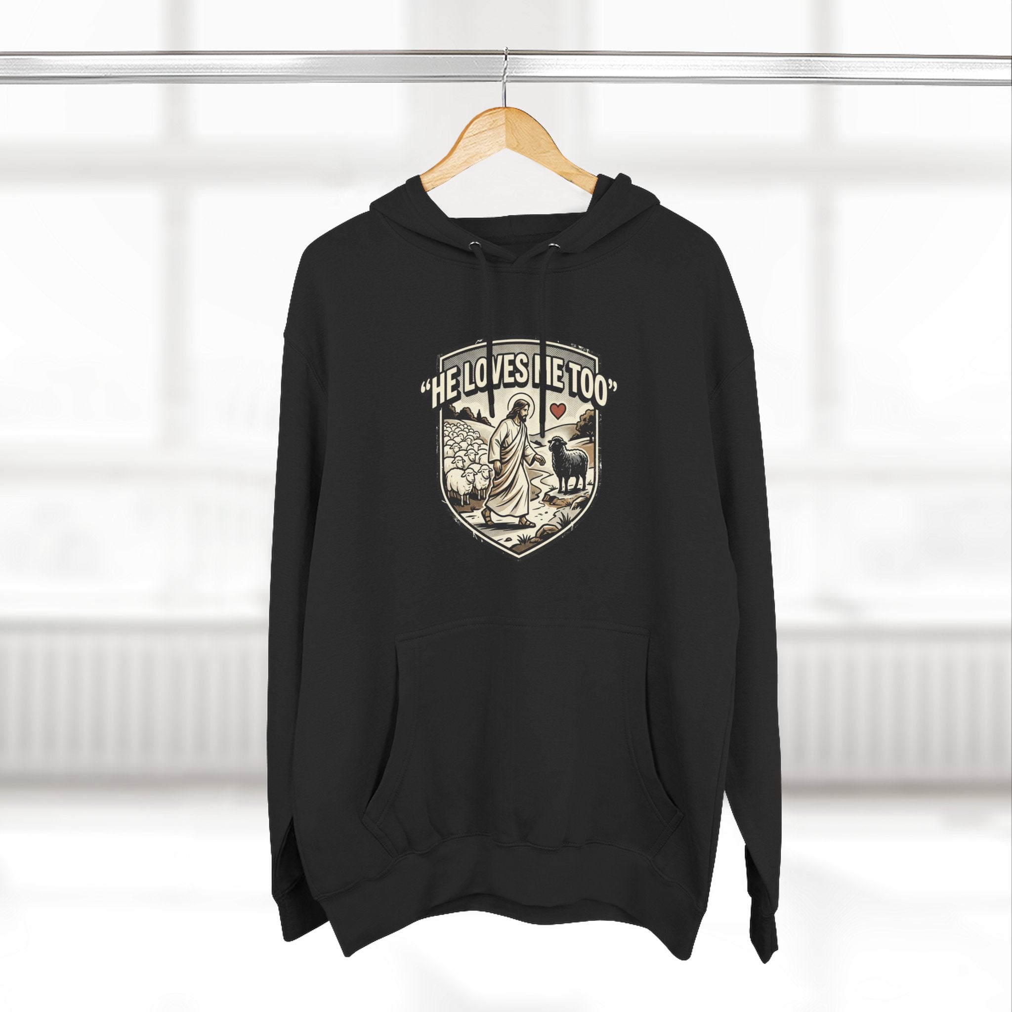 'He Loves Me Too' - Lonely Sheep Hoodie