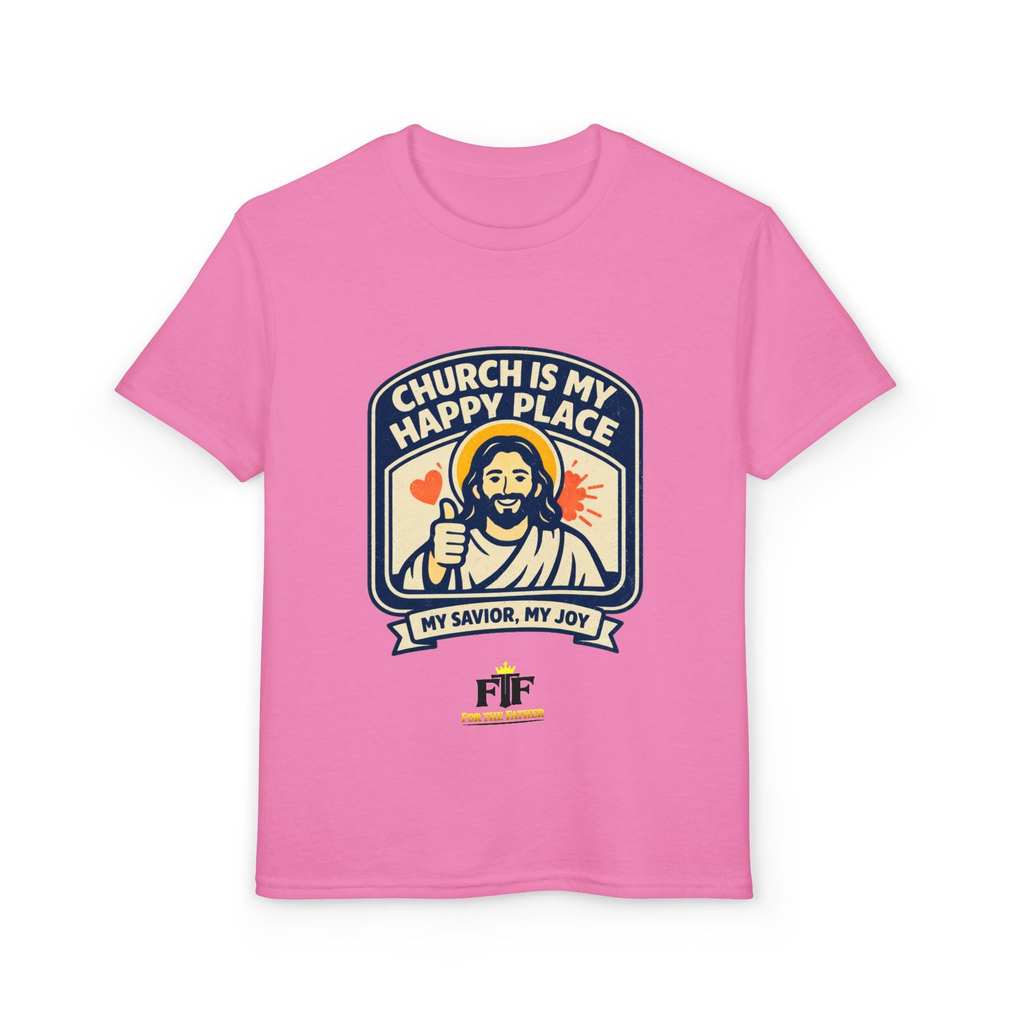 FTF - "Church Is My Happy Place" HTU - Youth T-Shirt