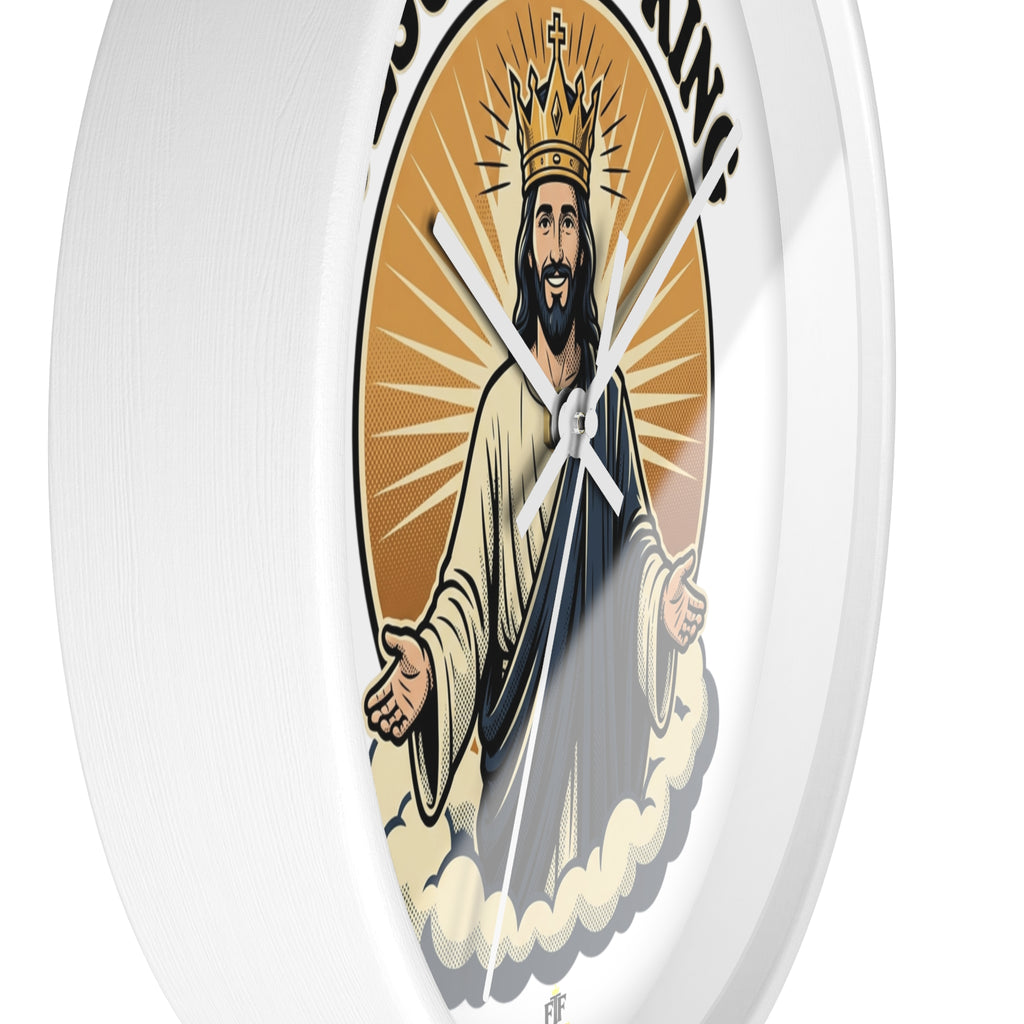 FTF - Jesus Is My King - Wall Clock