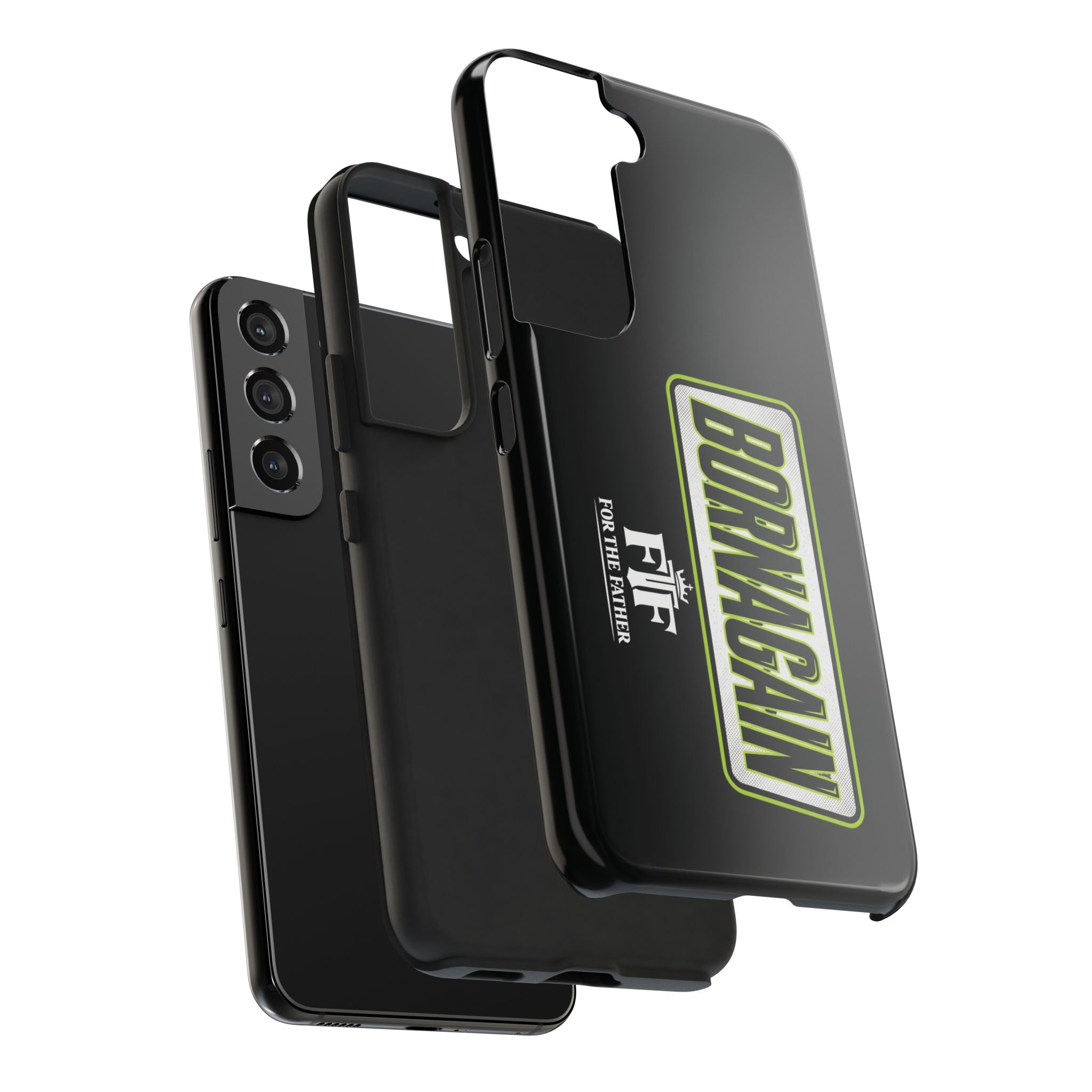 FTF - BORNAGAIN - Black Tough Phone Case