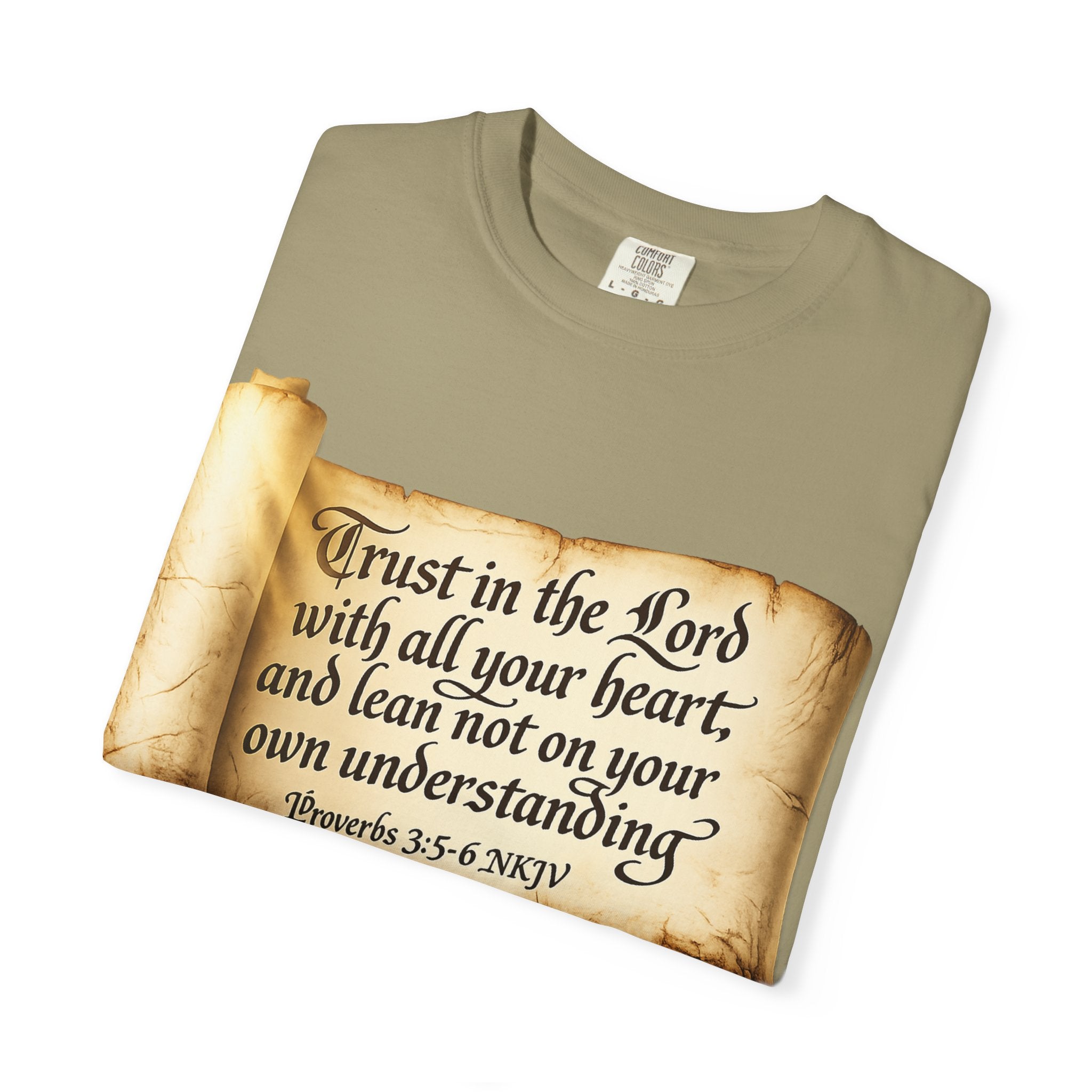FTF - "Trust In The Lord" Proverbs 3:5 Scroll  - T-shirt