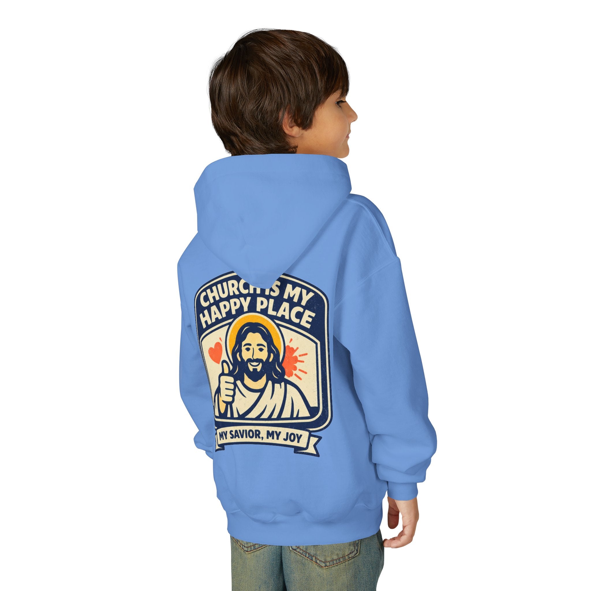 FTF - "Church Is My Happy Place" HTU - Youth Hoodie