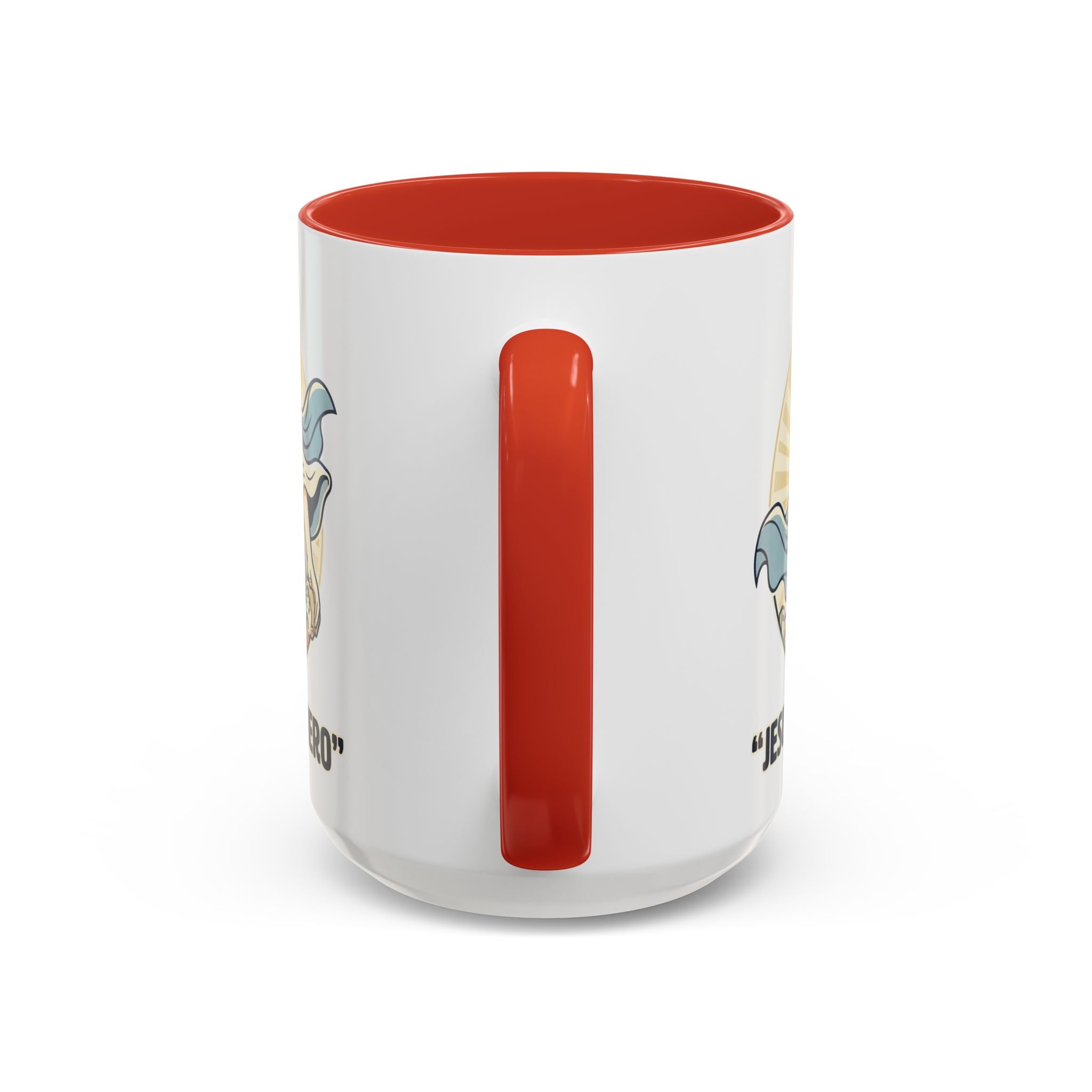 Jesus is my Hero - Accent Coffee Mug (11, 15oz)