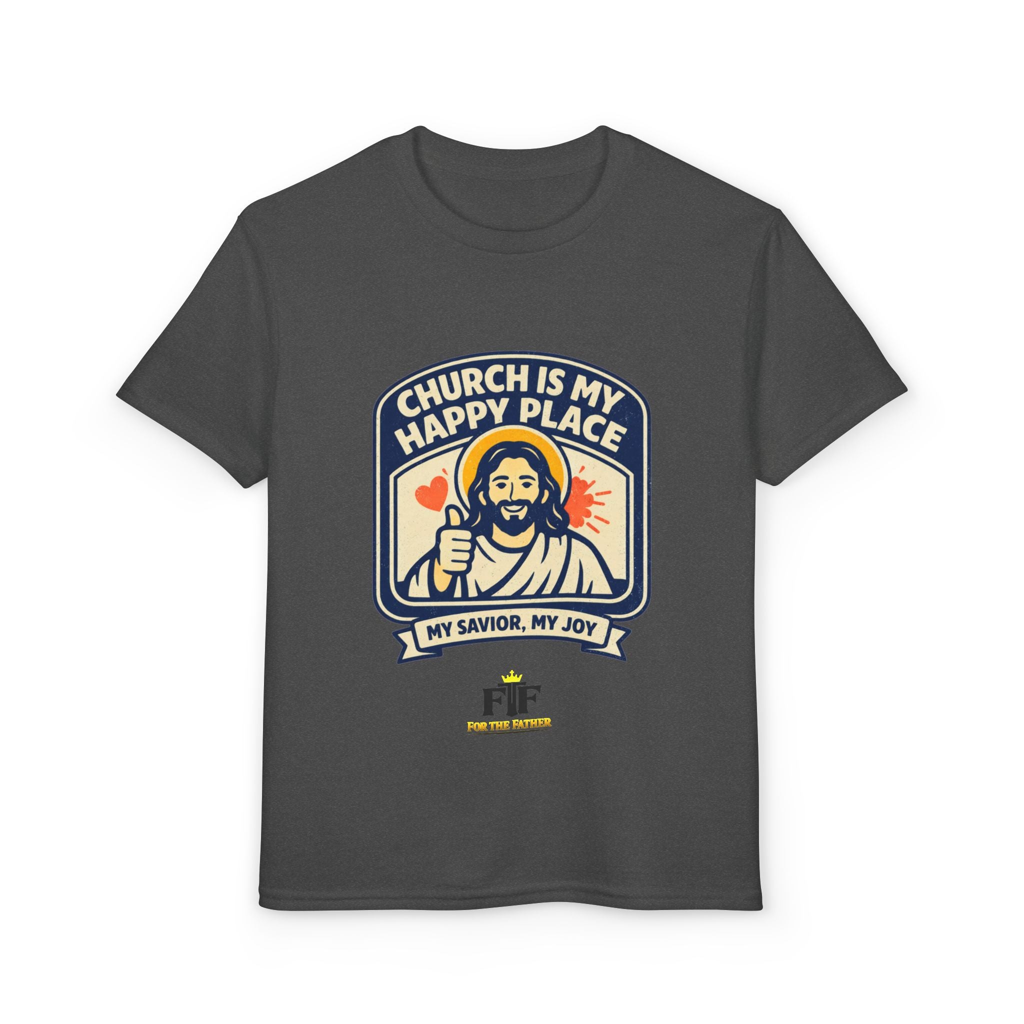 FTF - "Church Is My Happy Place" HTU - Youth T-Shirt