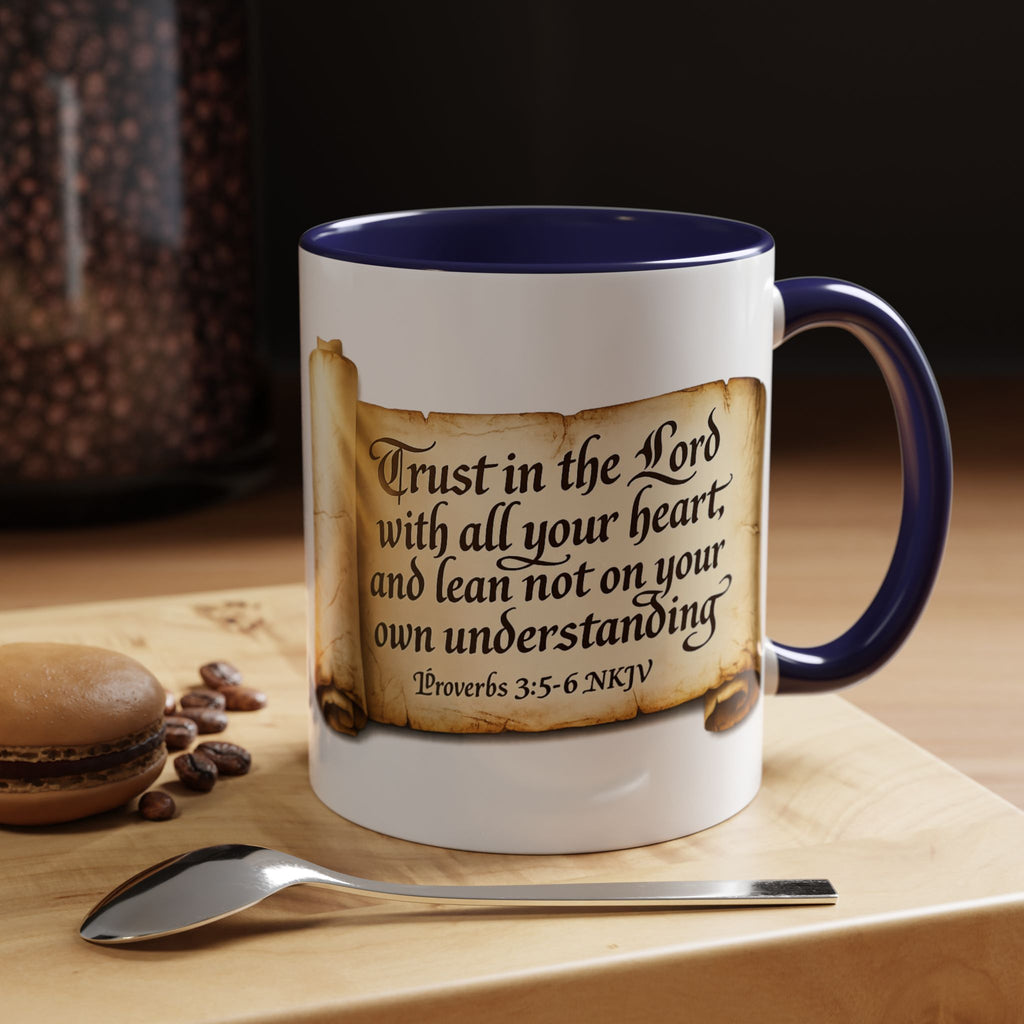 FTF - "Trust In The Lord" Proverbs 3:5 Scroll - Coffee Mug