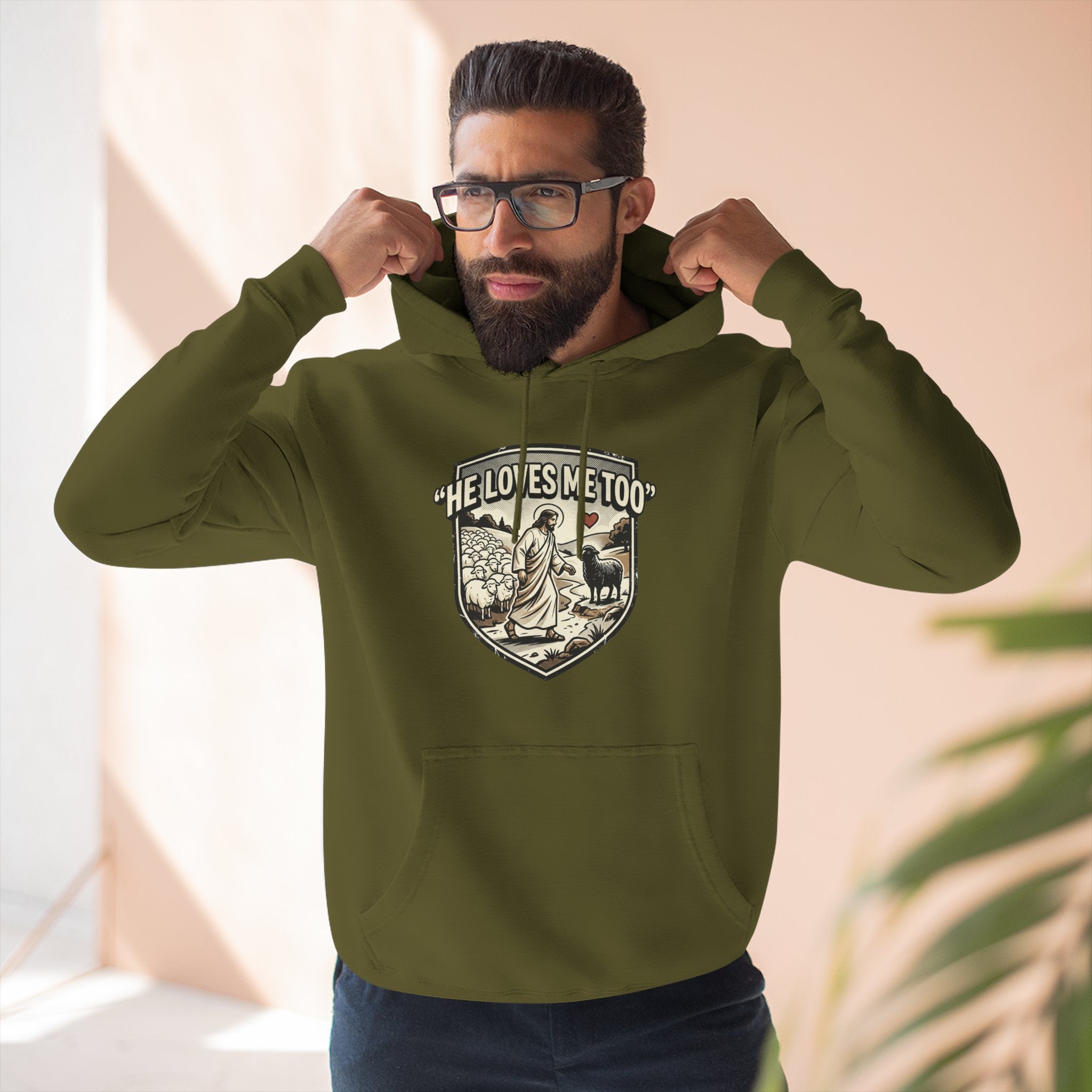 'He Loves Me Too' - Lonely Sheep Hoodie