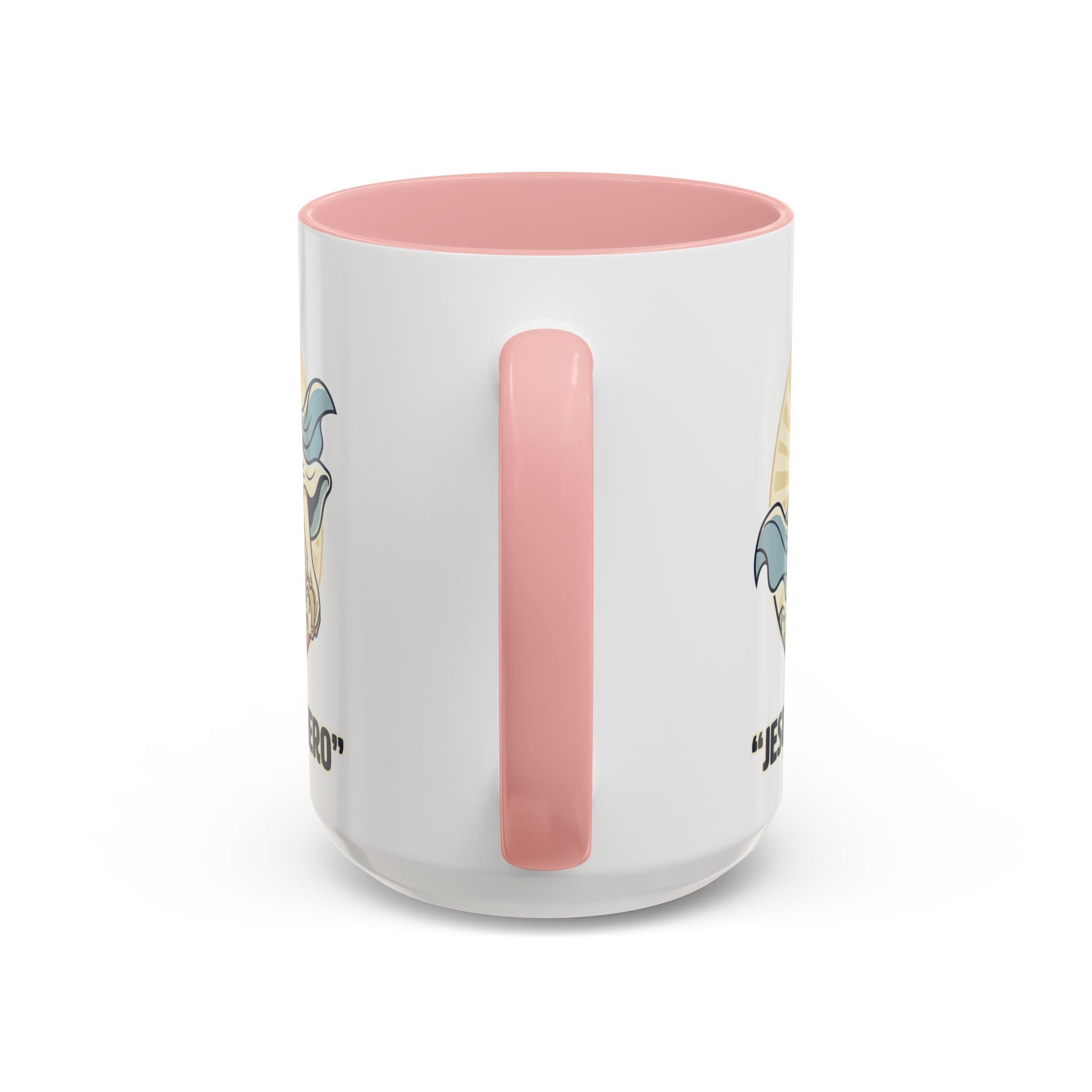 Jesus is my Hero - Accent Coffee Mug (11, 15oz)