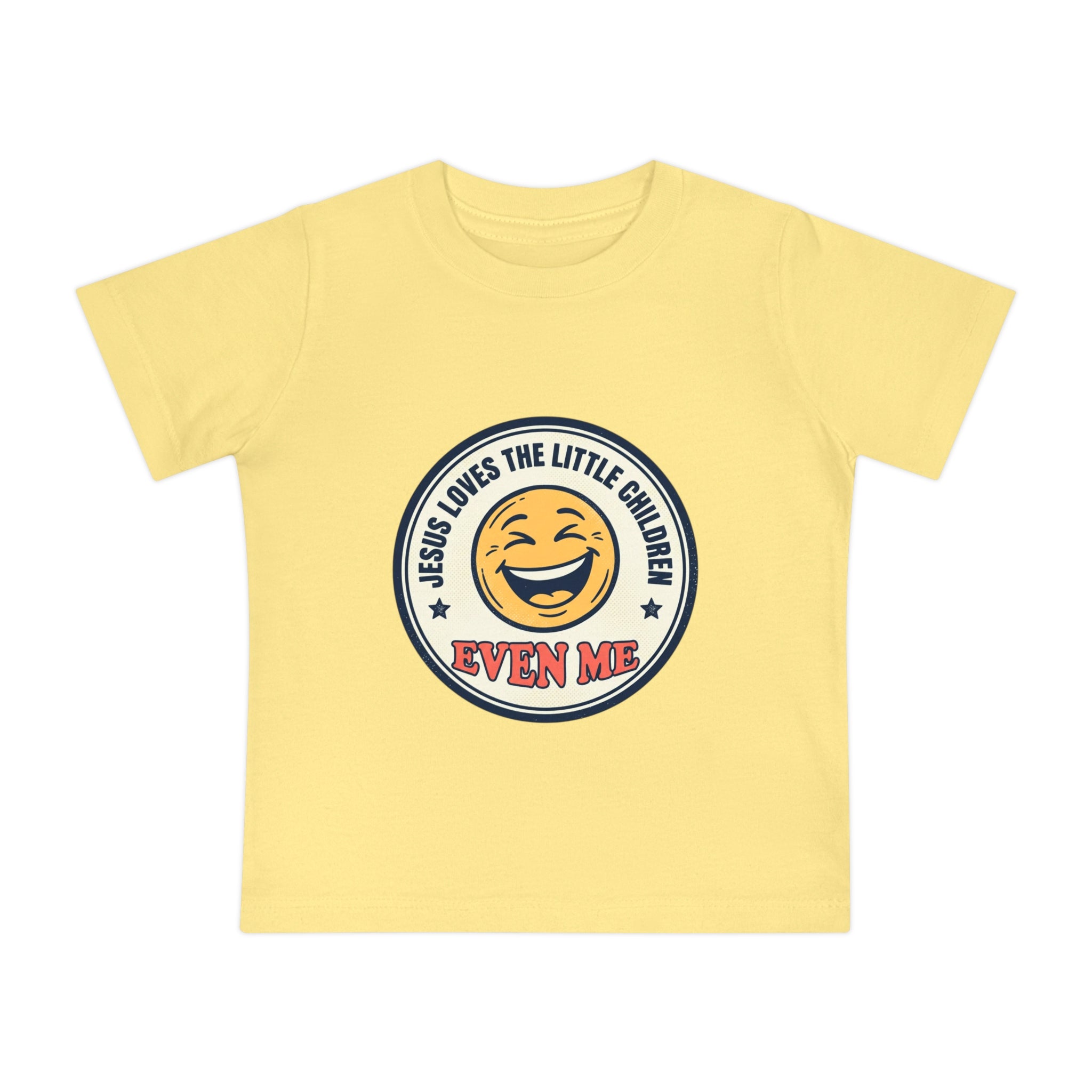 Baby T-Shirt - "Jesus Loves the Little Children Even Me" Smile Graphic