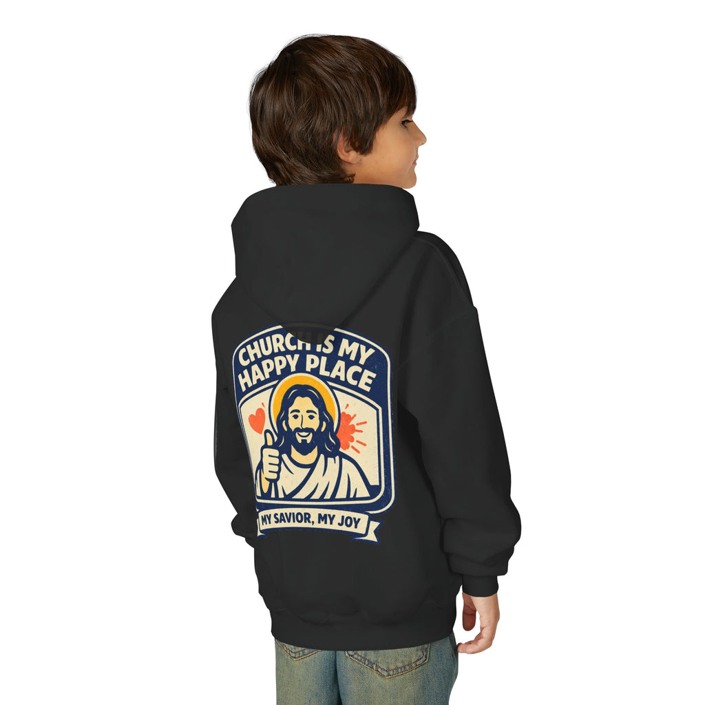 FTF - "Church Is My Happy Place" HTU - Youth Hoodie