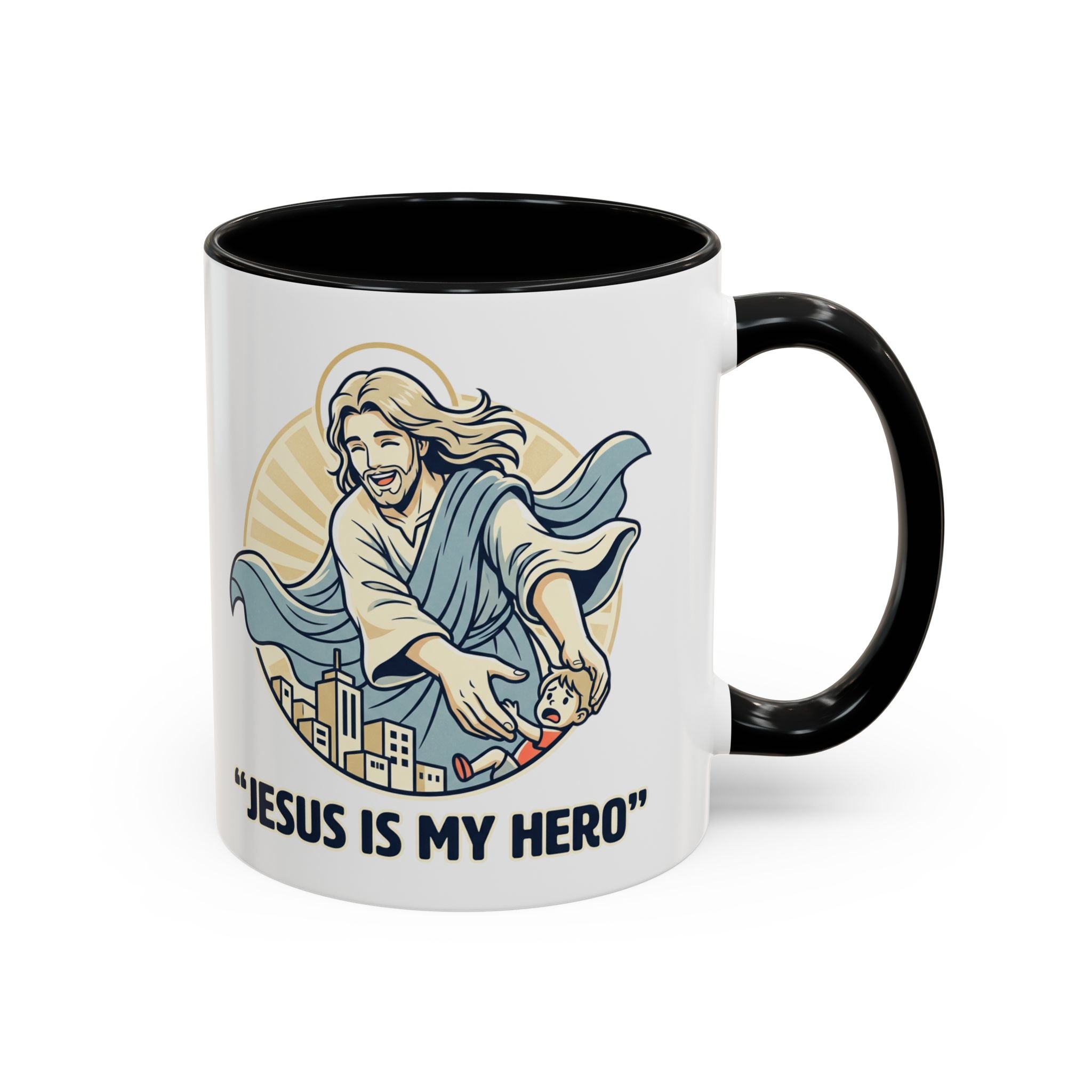 FTF - "Jesus is my Hero" FL - Coffee Mug (11, 15oz)