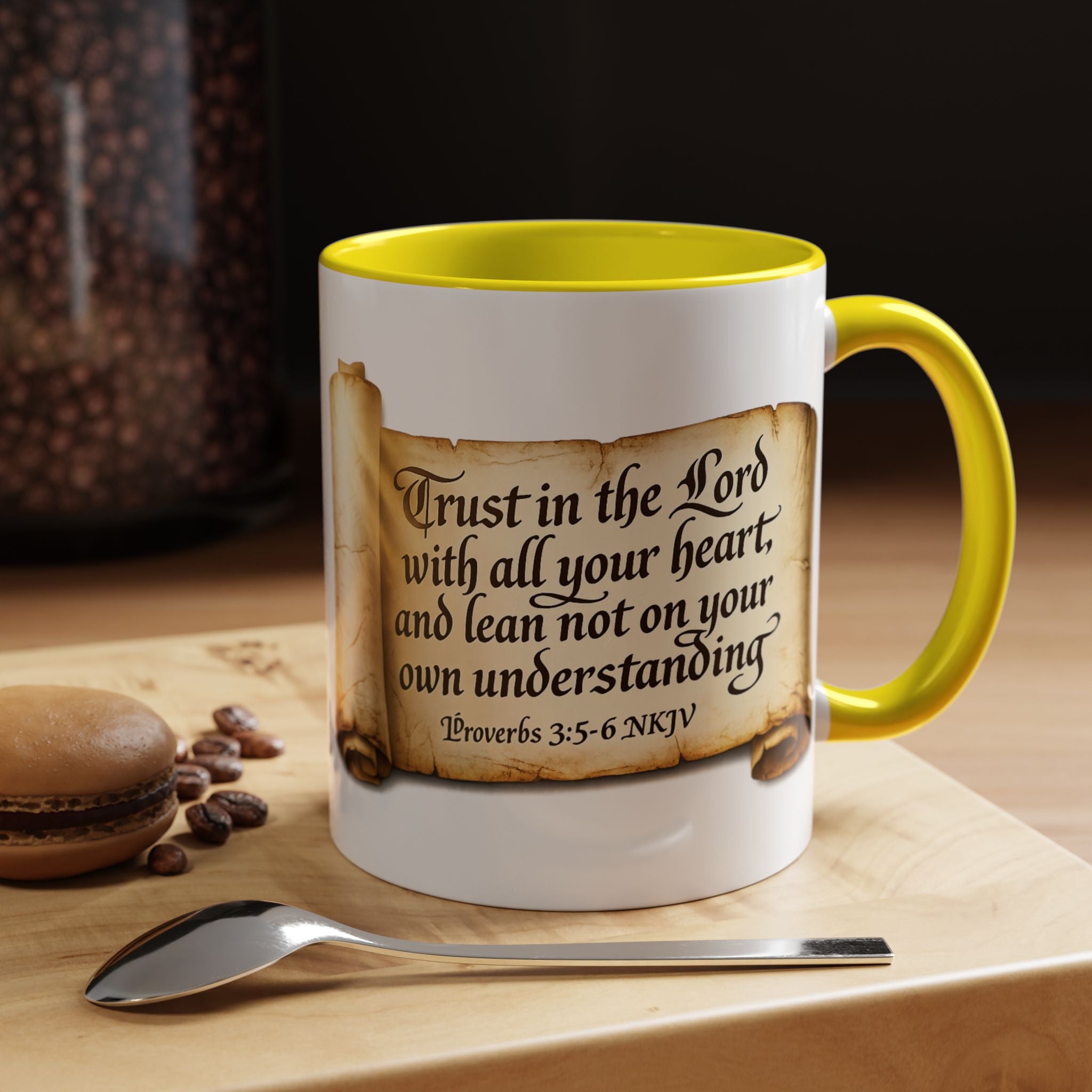 FTF - "Trust In The Lord" Proverbs 3:5 Scroll - Coffee Mug