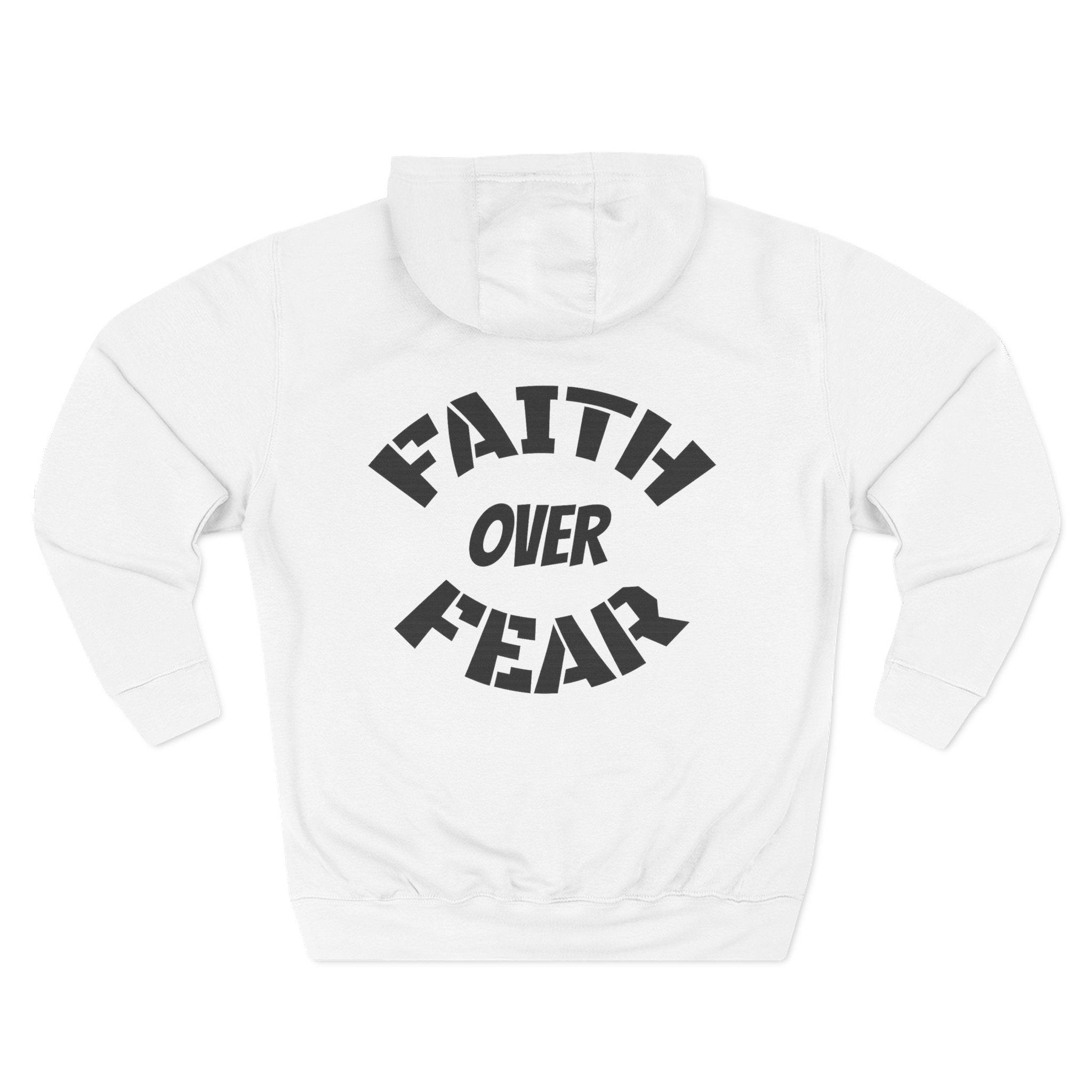 Faith Over Fear Hoodie — "For The Father" Christian Graphic Pullover