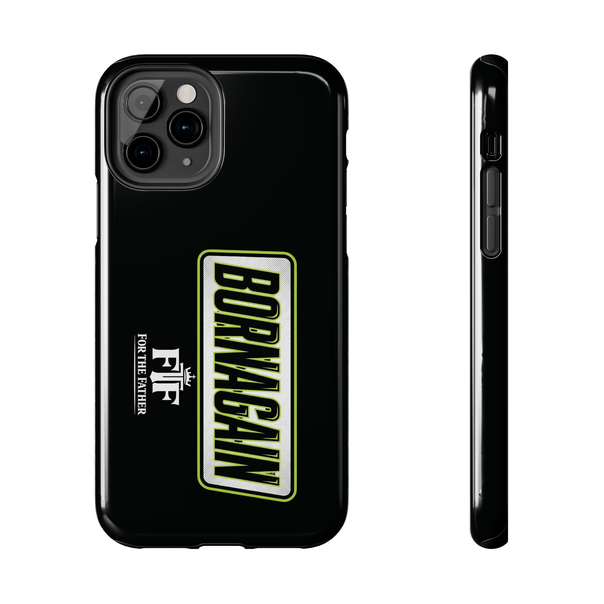 FTF - BORNAGAIN - Black Tough Phone Case