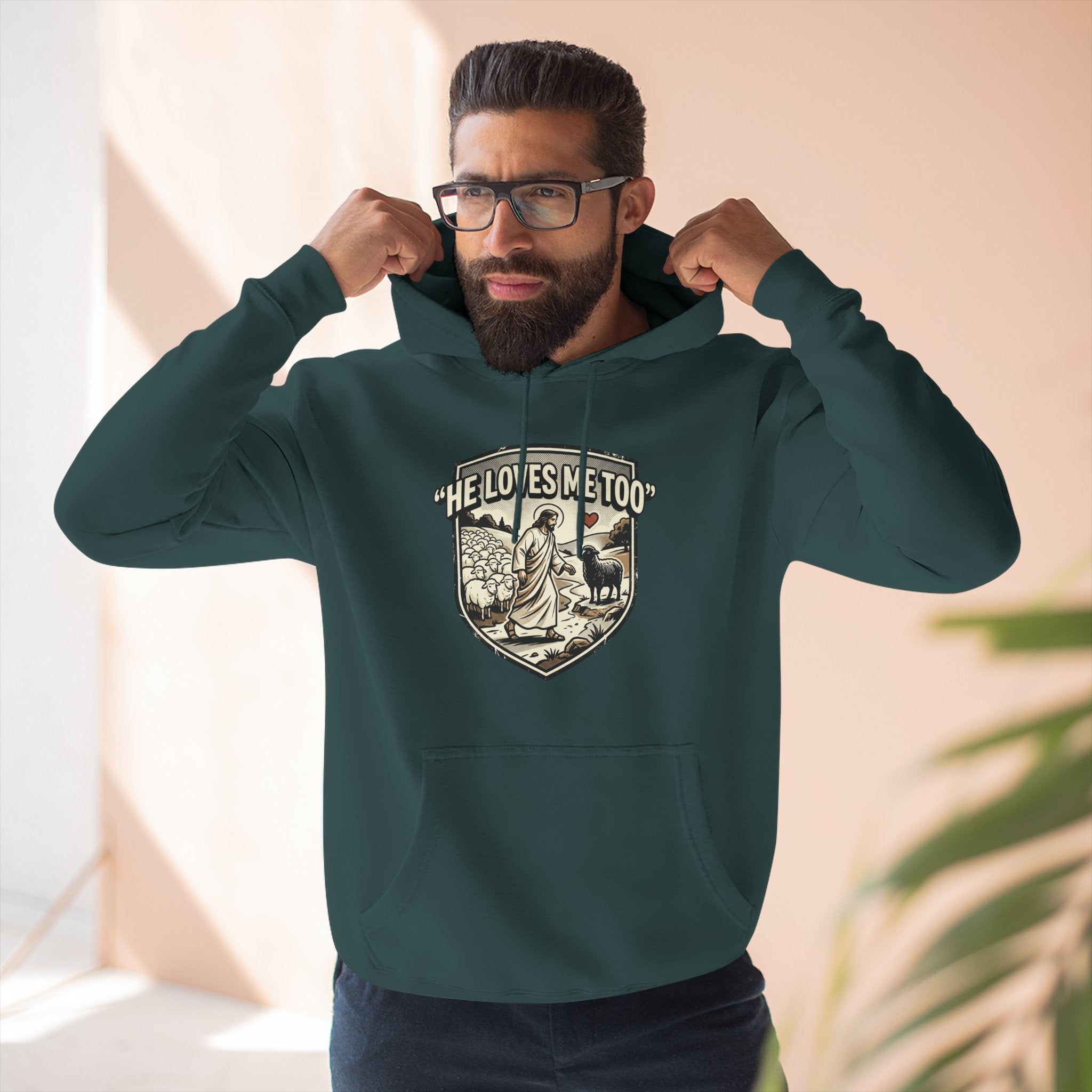 'He Loves Me Too' - Lonely Sheep Hoodie