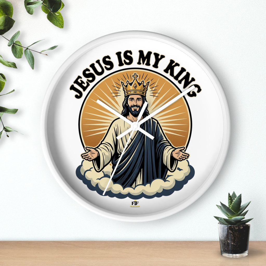 FTF - Jesus Is My King - Wall Clock