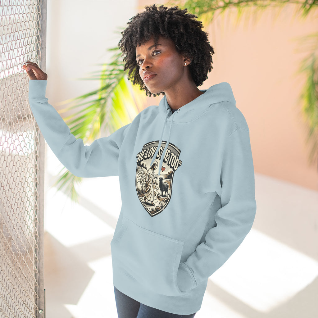 'He Loves Me Too' - Lonely Sheep Hoodie