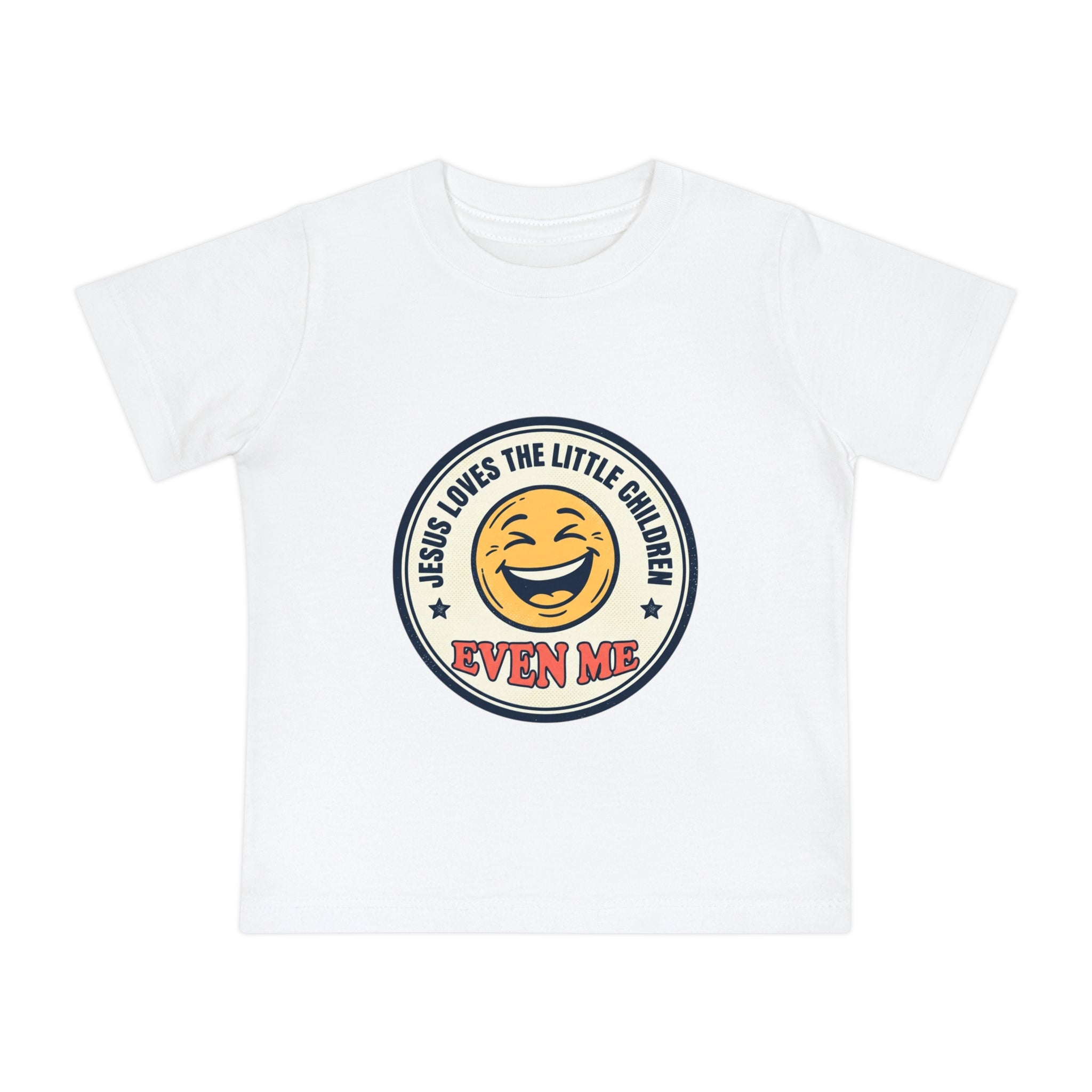 Baby T-Shirt - "Jesus Loves the Little Children Even Me" Smile Graphic
