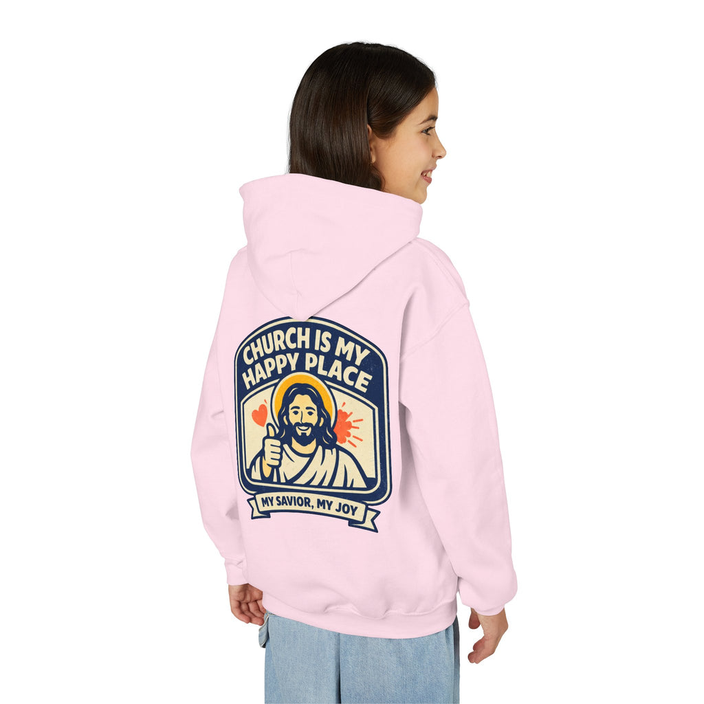 FTF - "Church Is My Happy Place" HTU - Youth Hoodie