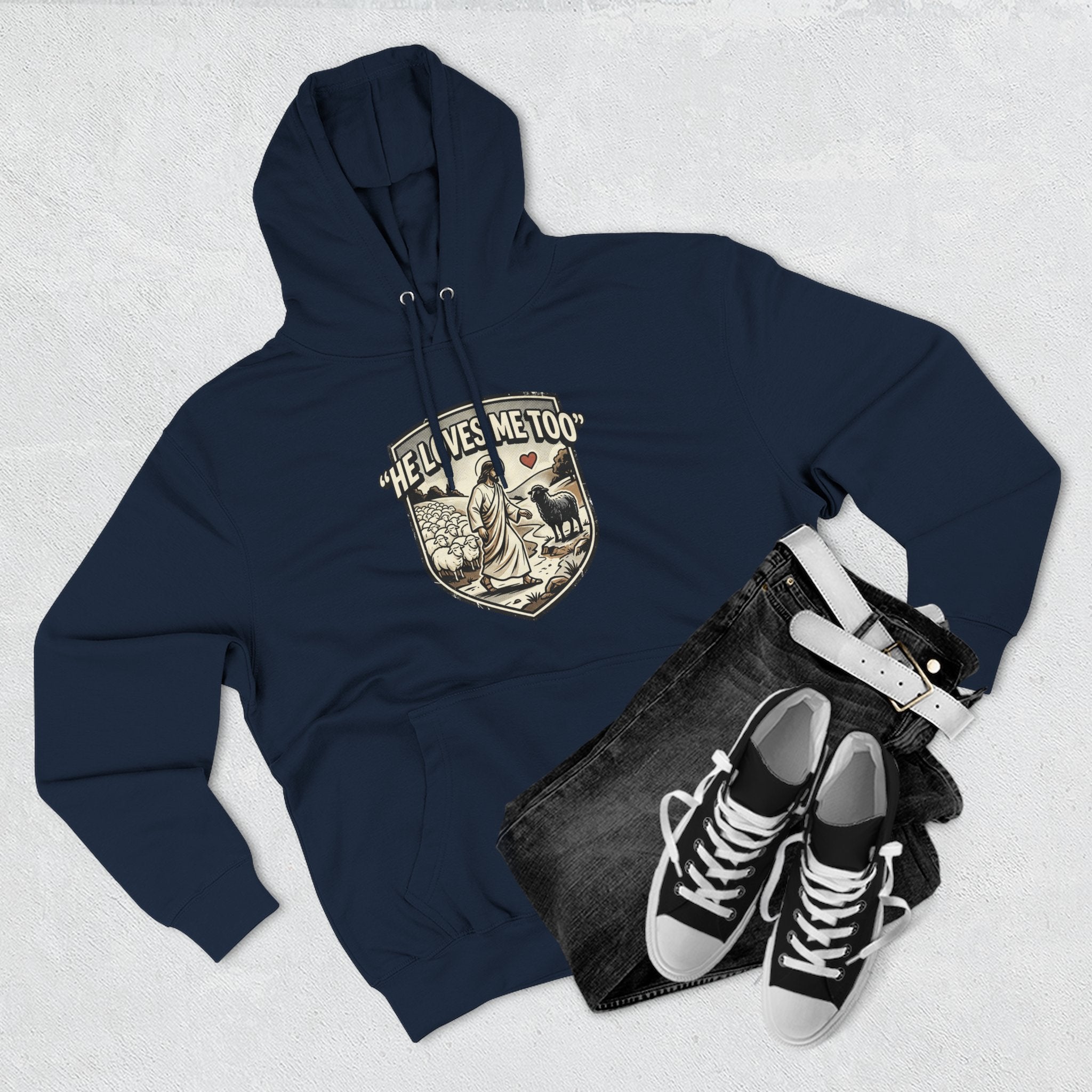 'He Loves Me Too' - Lonely Sheep Hoodie