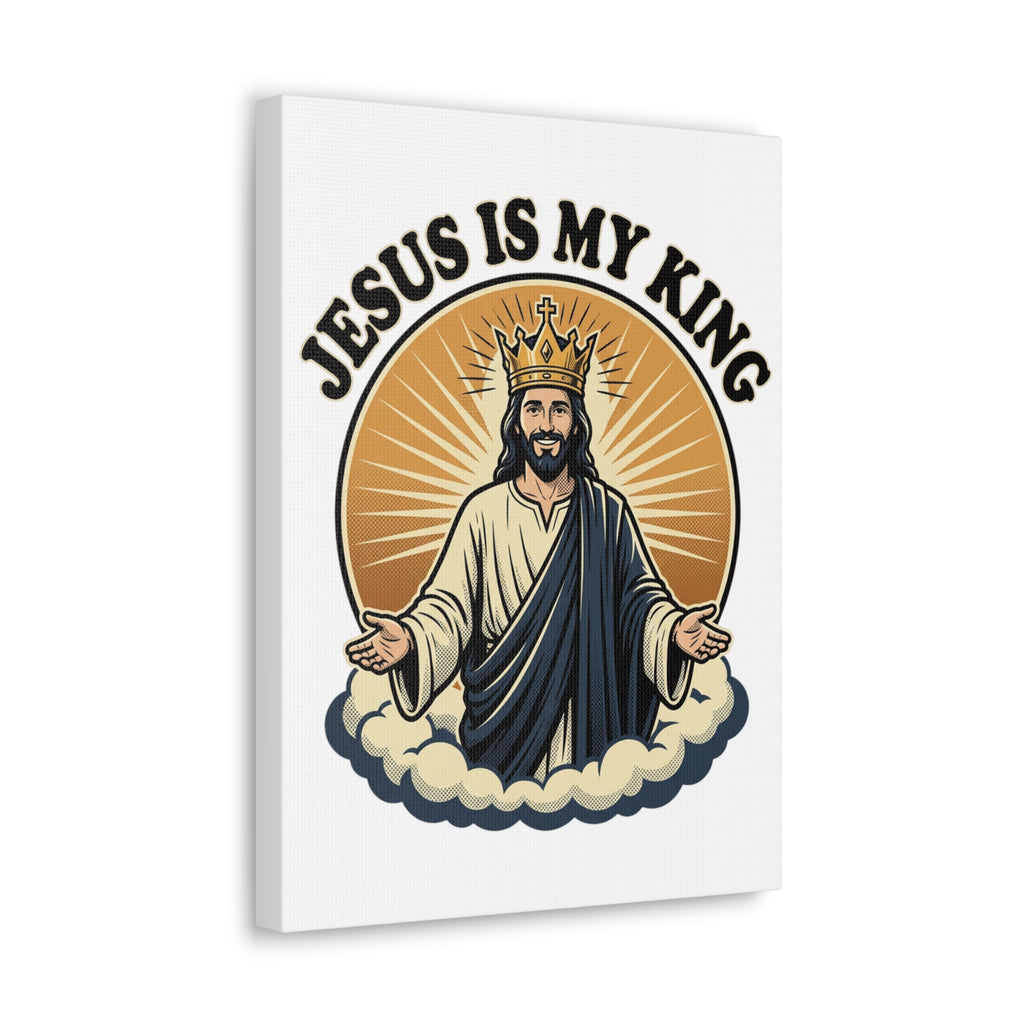 Jesus Is My King Canvas (Multiple Sizing Options Available)
