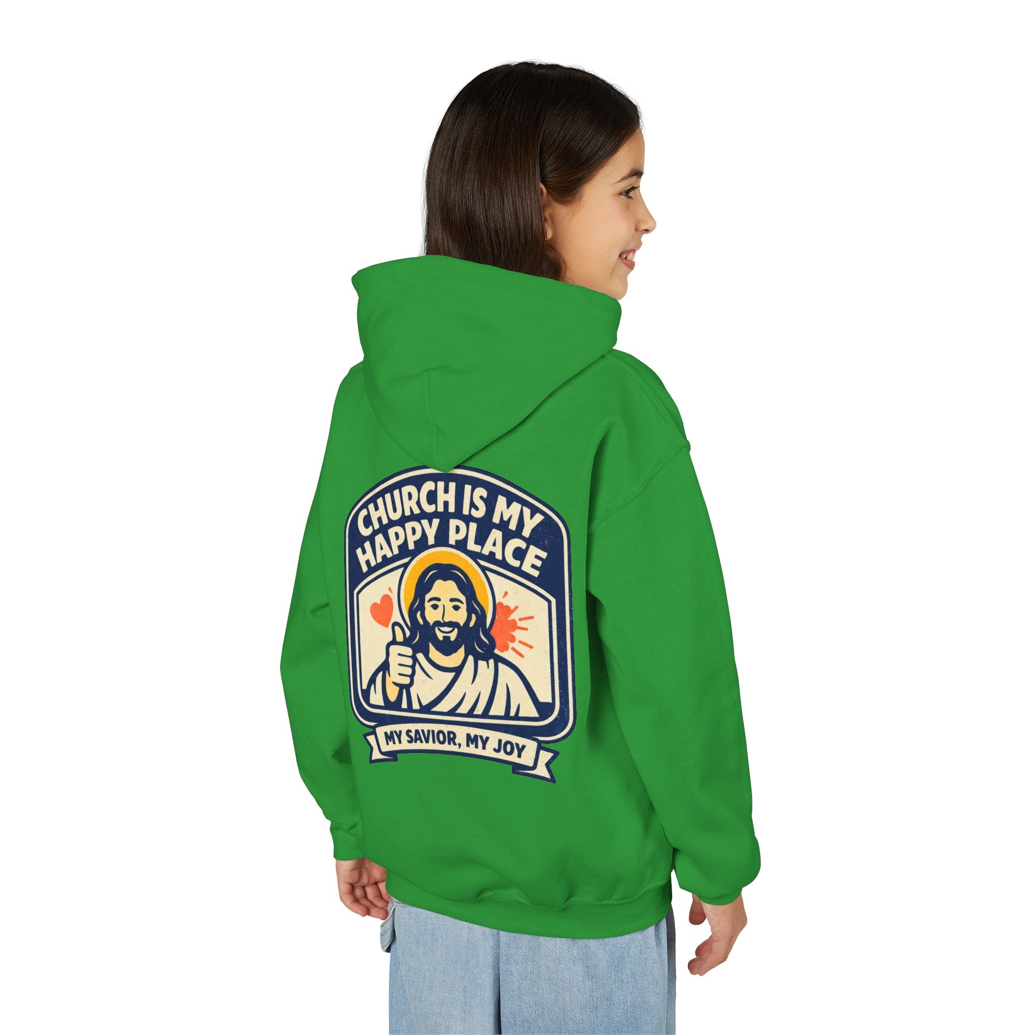 FTF - "Church Is My Happy Place" HTU - Youth Hoodie