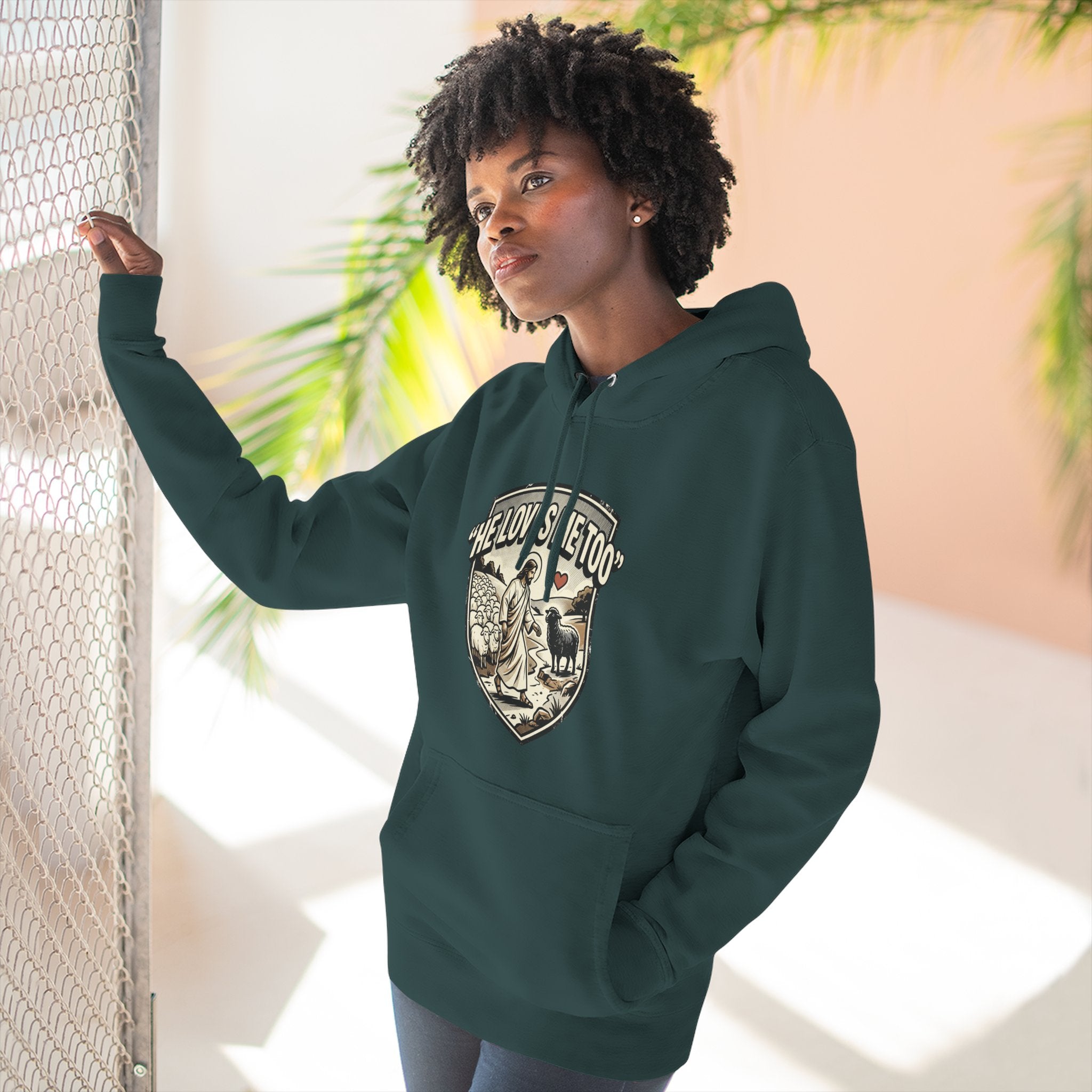 'He Loves Me Too' - Lonely Sheep Hoodie