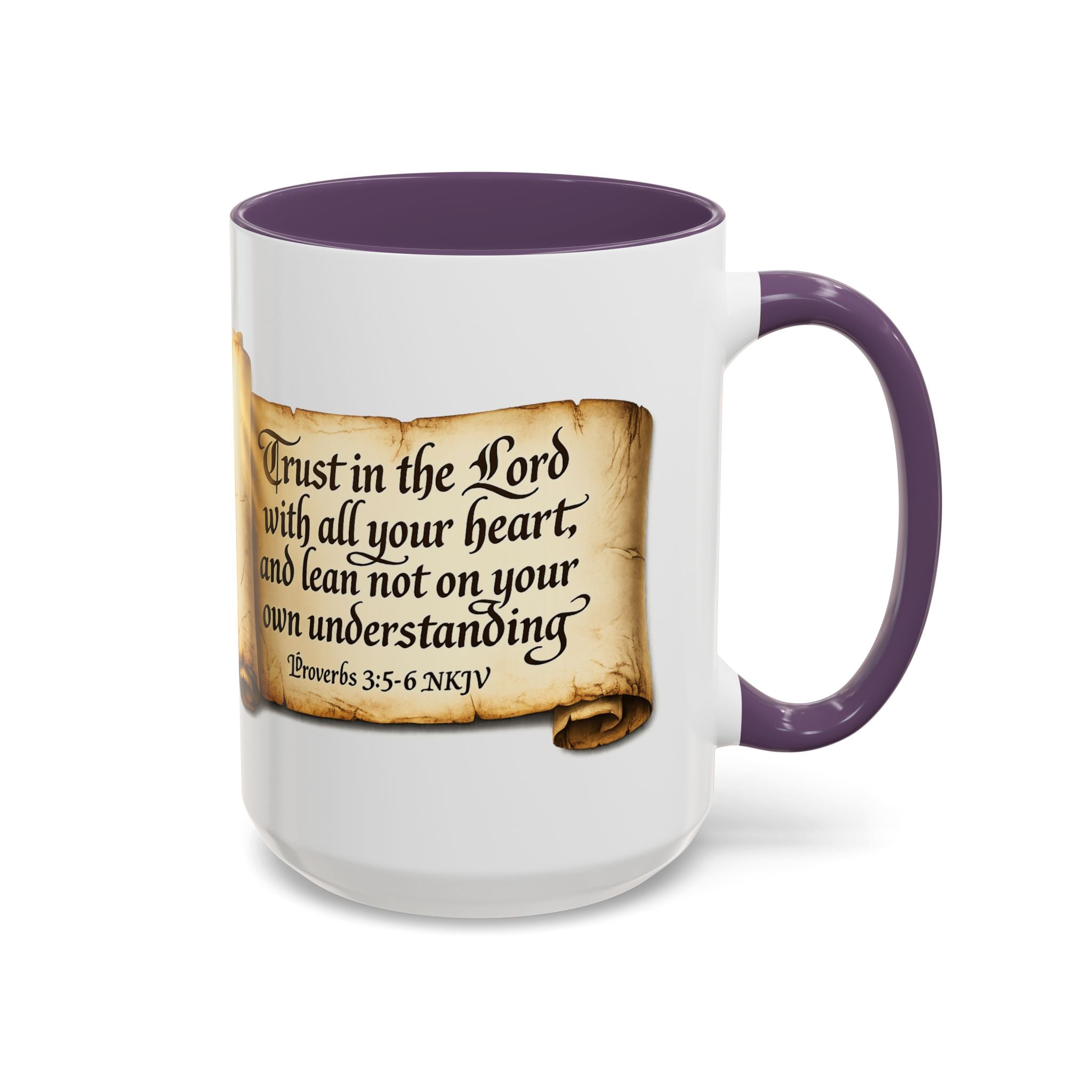 FTF - "Trust In The Lord" Proverbs 3:5 Scroll - Coffee Mug