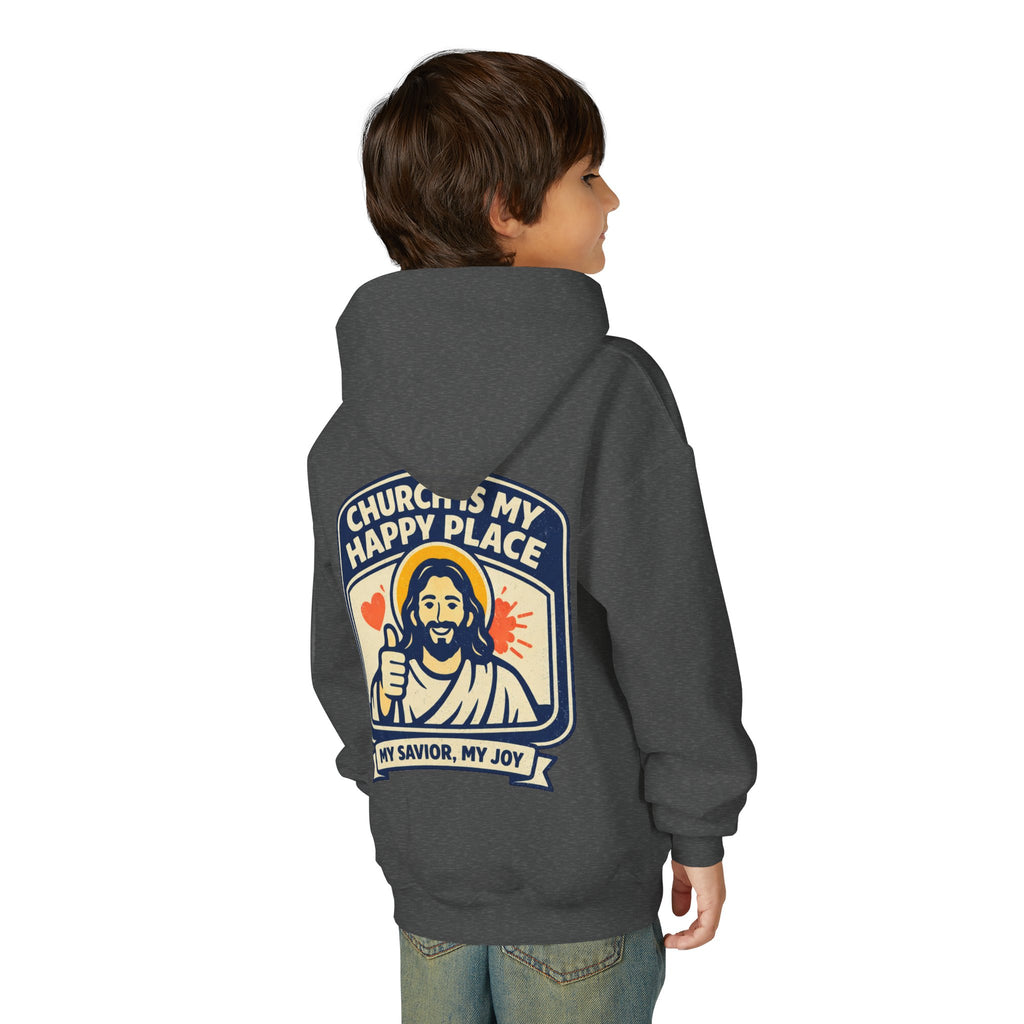 FTF - "Church Is My Happy Place" HTU - Youth Hoodie