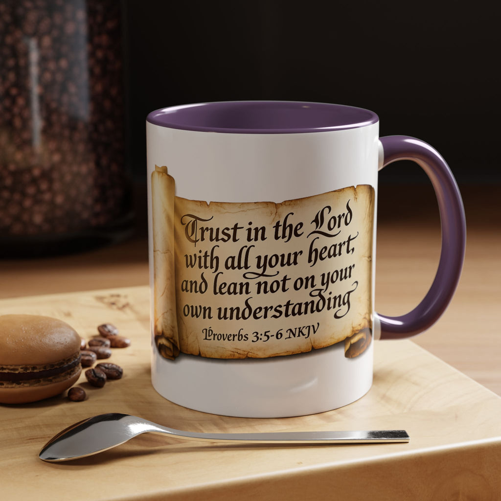 FTF - "Trust In The Lord" Proverbs 3:5 Scroll - Coffee Mug