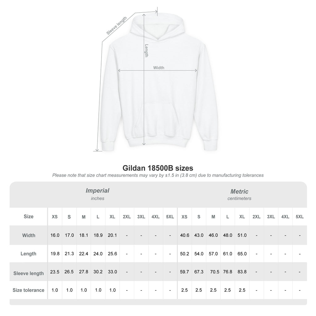 "Jesus Is My King" Youth Hoodie, Christian Faith Pullover