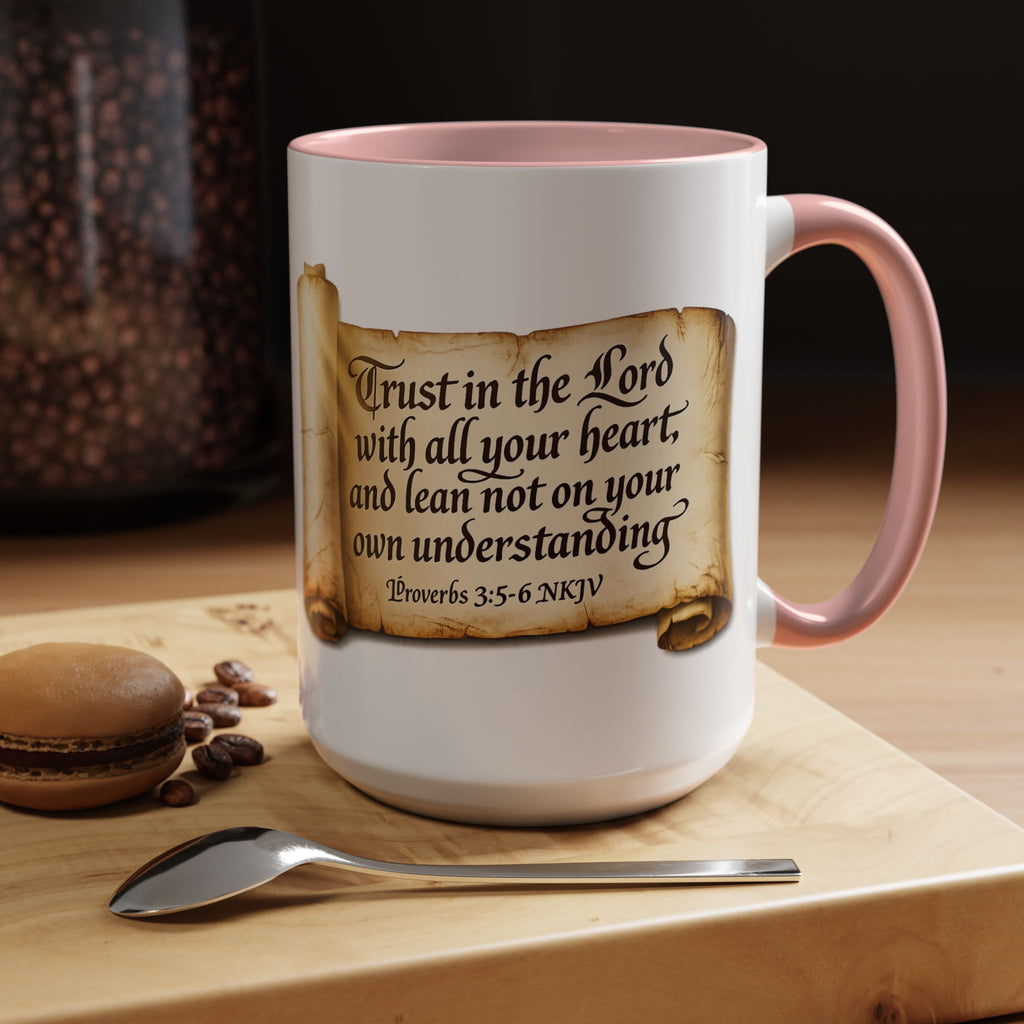 FTF - "Trust In The Lord" Proverbs 3:5 Scroll - Coffee Mug
