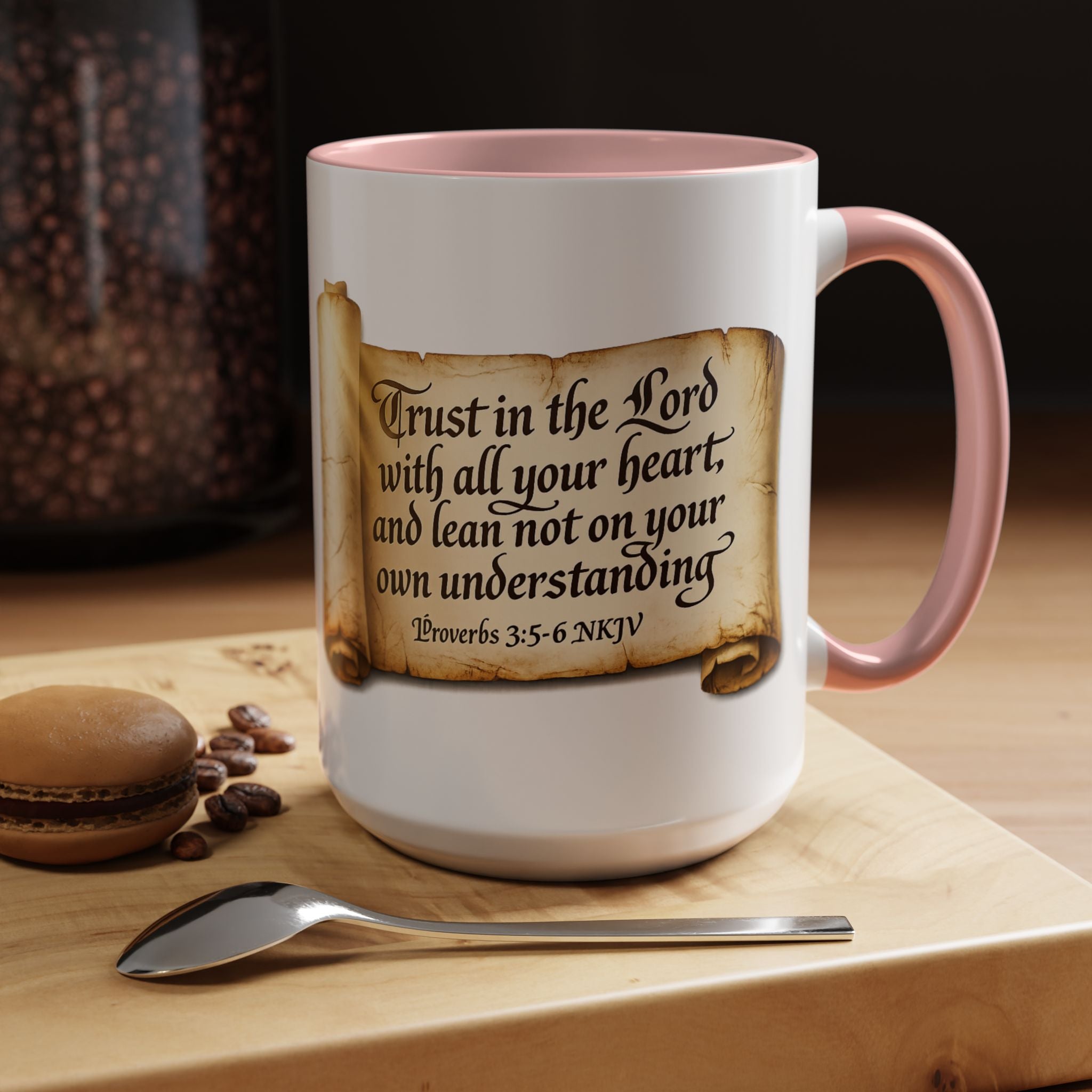 FTF - "Trust In The Lord" Proverbs 3:5 Scroll - Coffee Mug