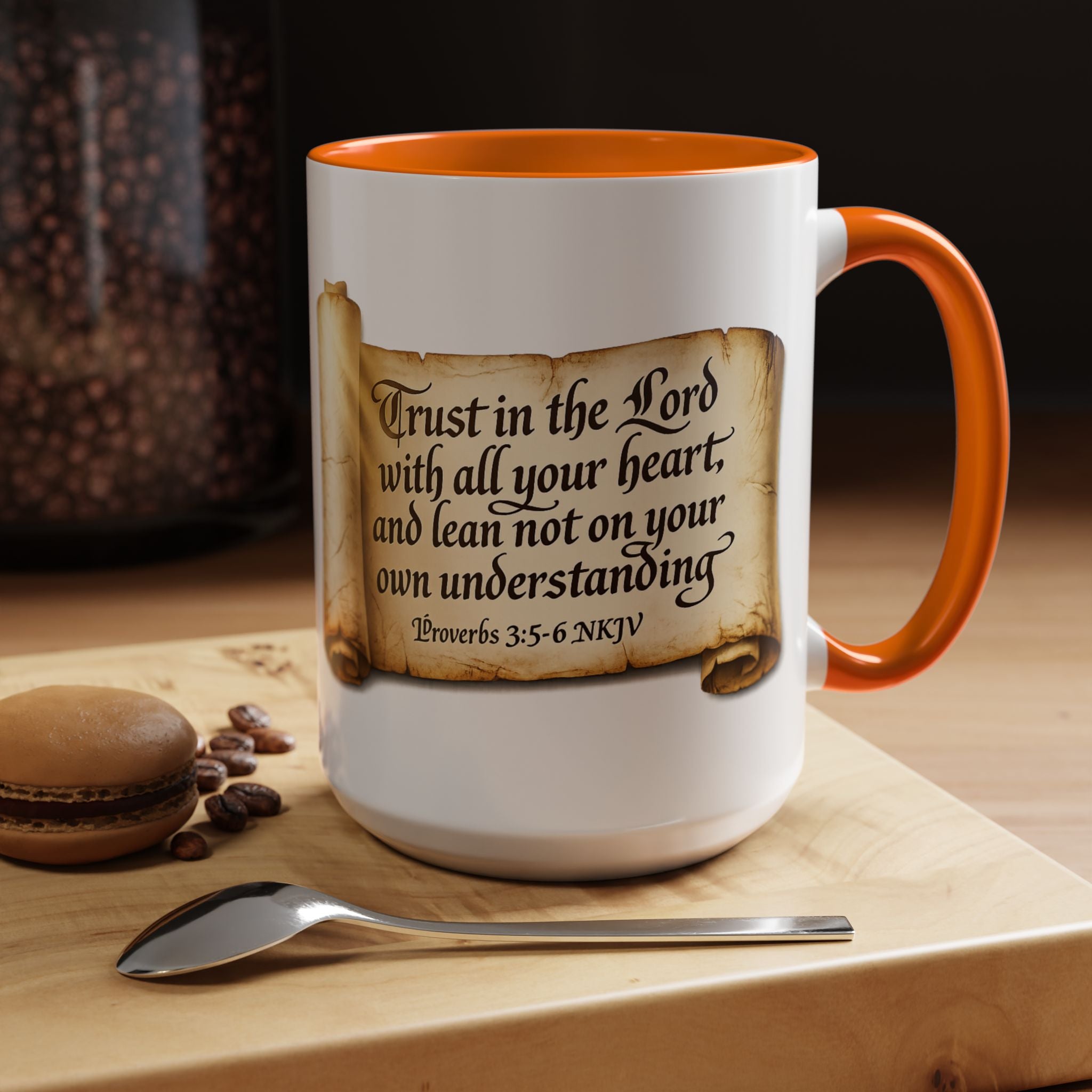 FTF - "Trust In The Lord" Proverbs 3:5 Scroll - Coffee Mug