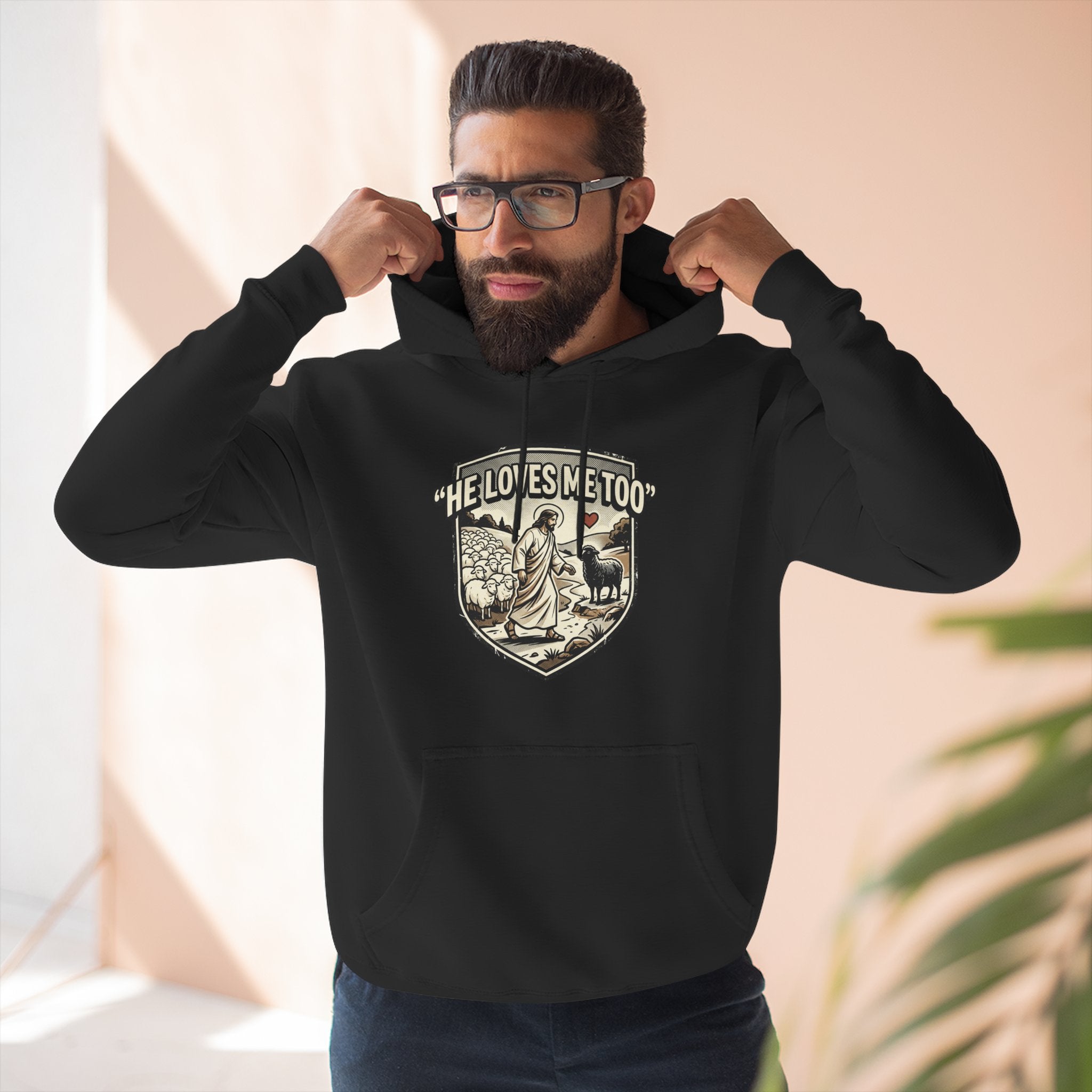 'He Loves Me Too' - Lonely Sheep Hoodie