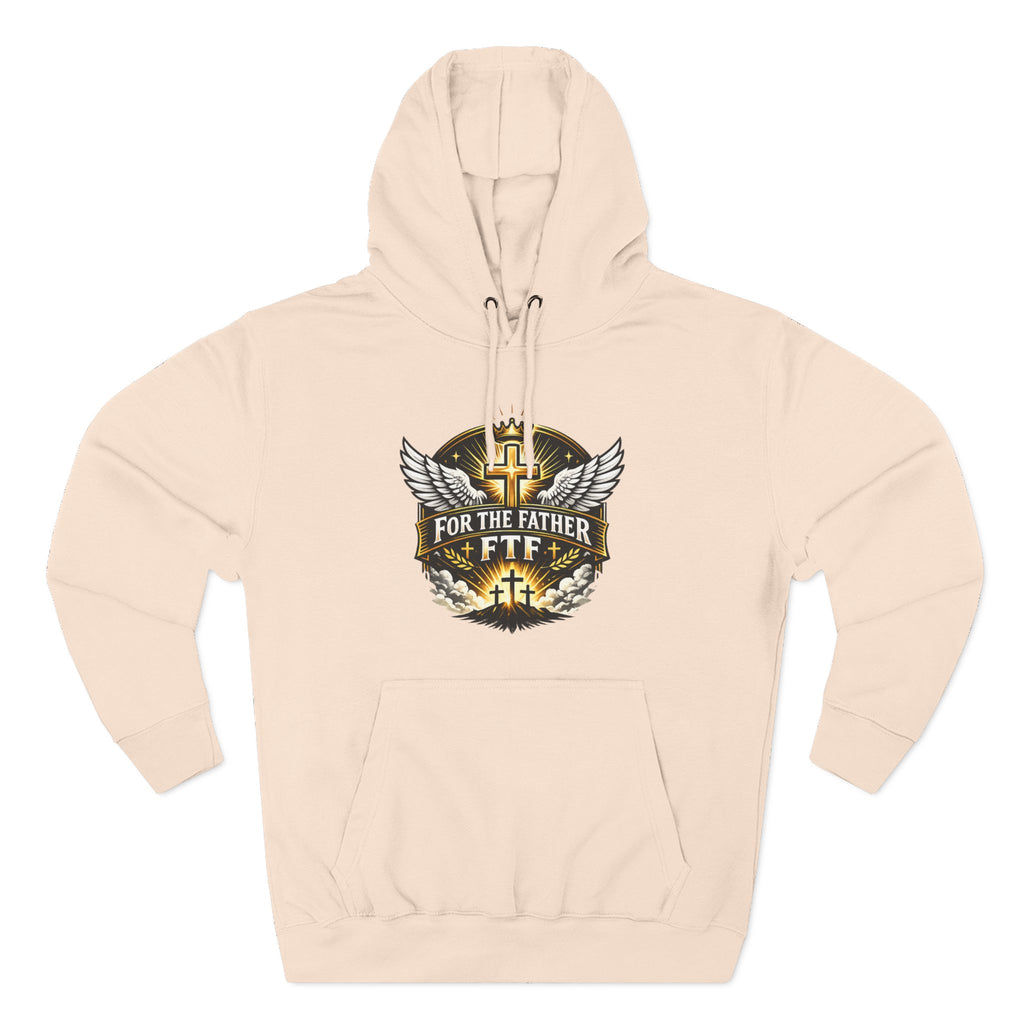 Faith Over Fear Hoodie — "For The Father" Christian Graphic Pullover