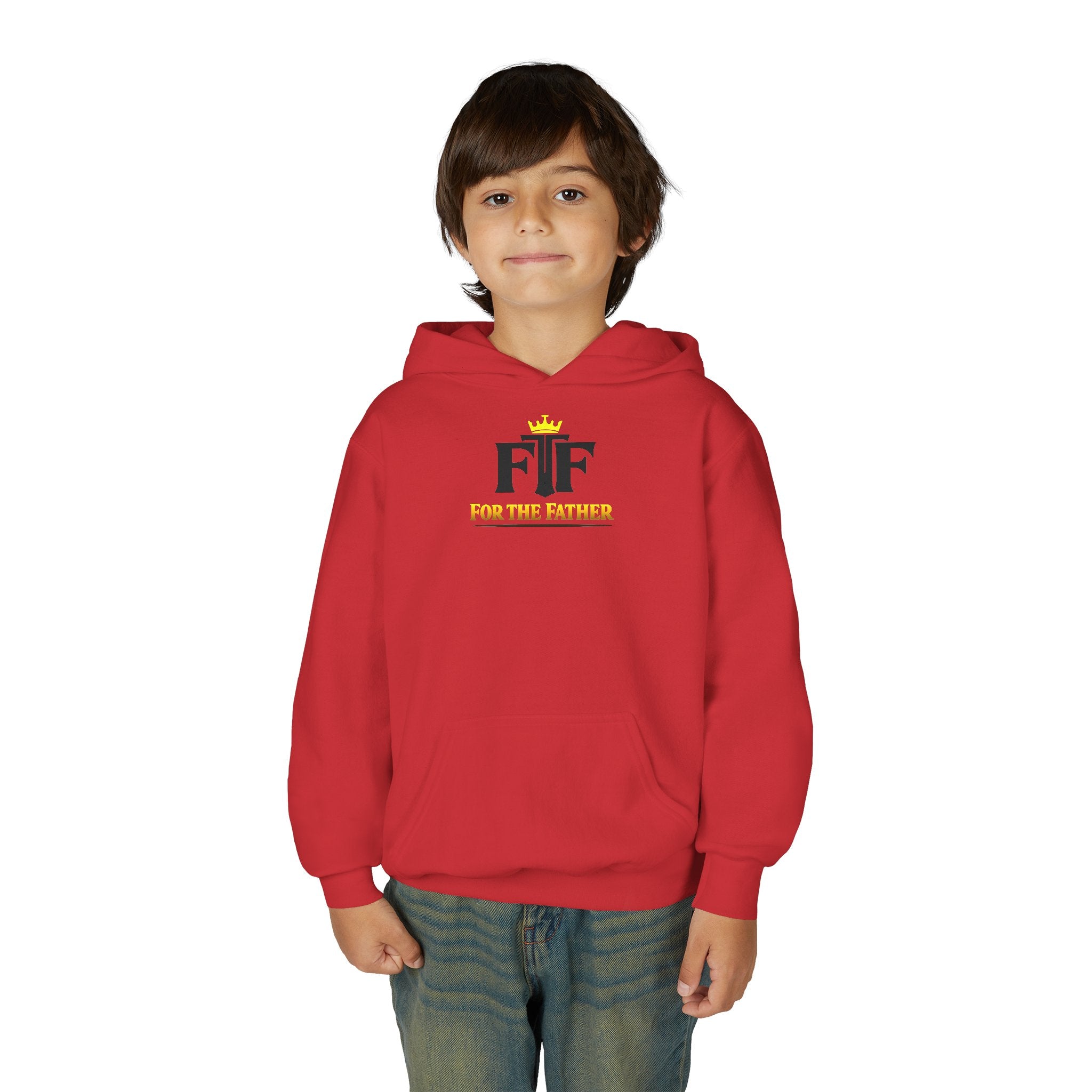 FTF - 'Jesus Is My Hero' Christian Faith Pullover (For The Fathers Logo)
