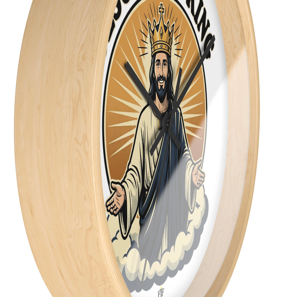 FTF - Jesus Is My King - Wall Clock