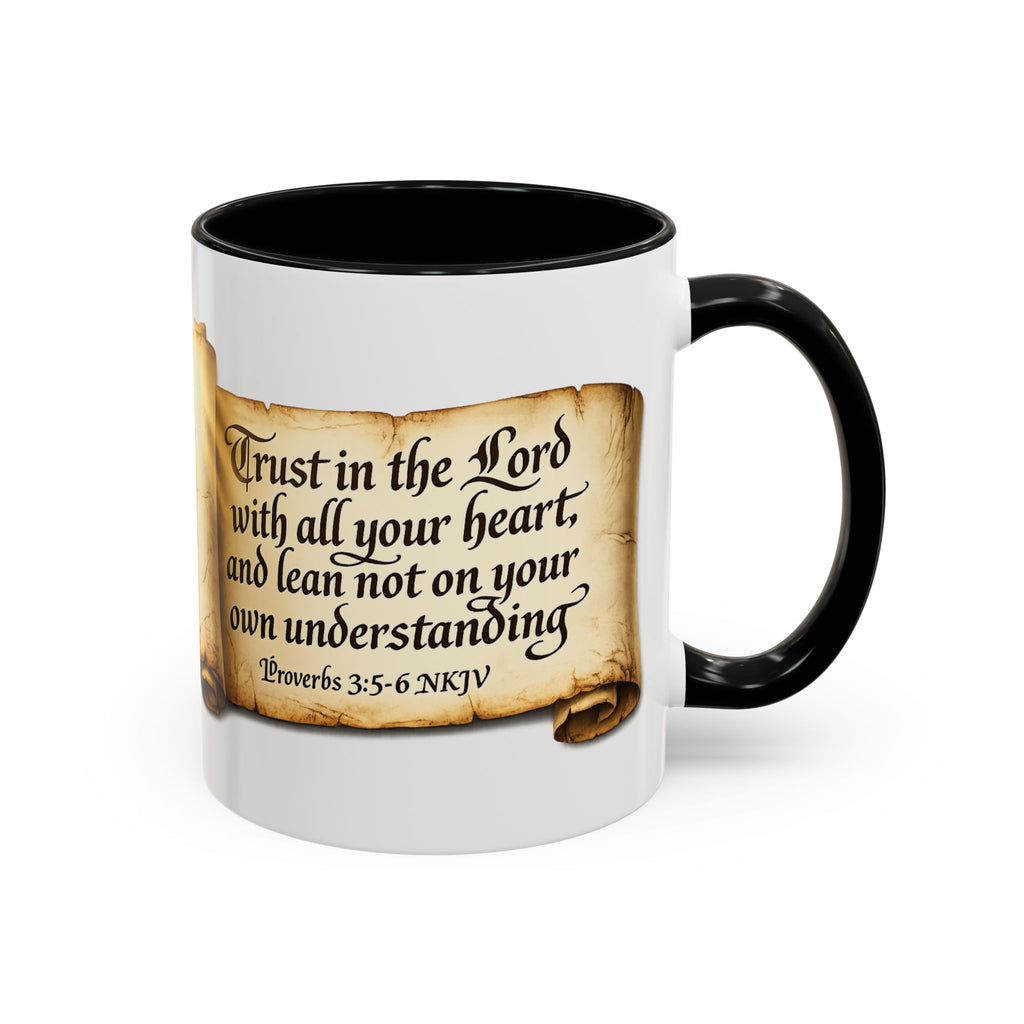 FTF - "Trust In The Lord" Proverbs 3:5 Scroll - Coffee Mug