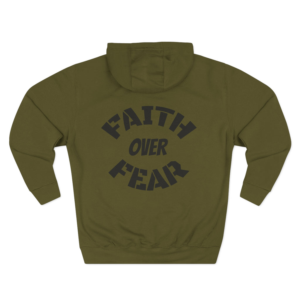 Faith Over Fear Hoodie — "For The Father" Christian Graphic Pullover