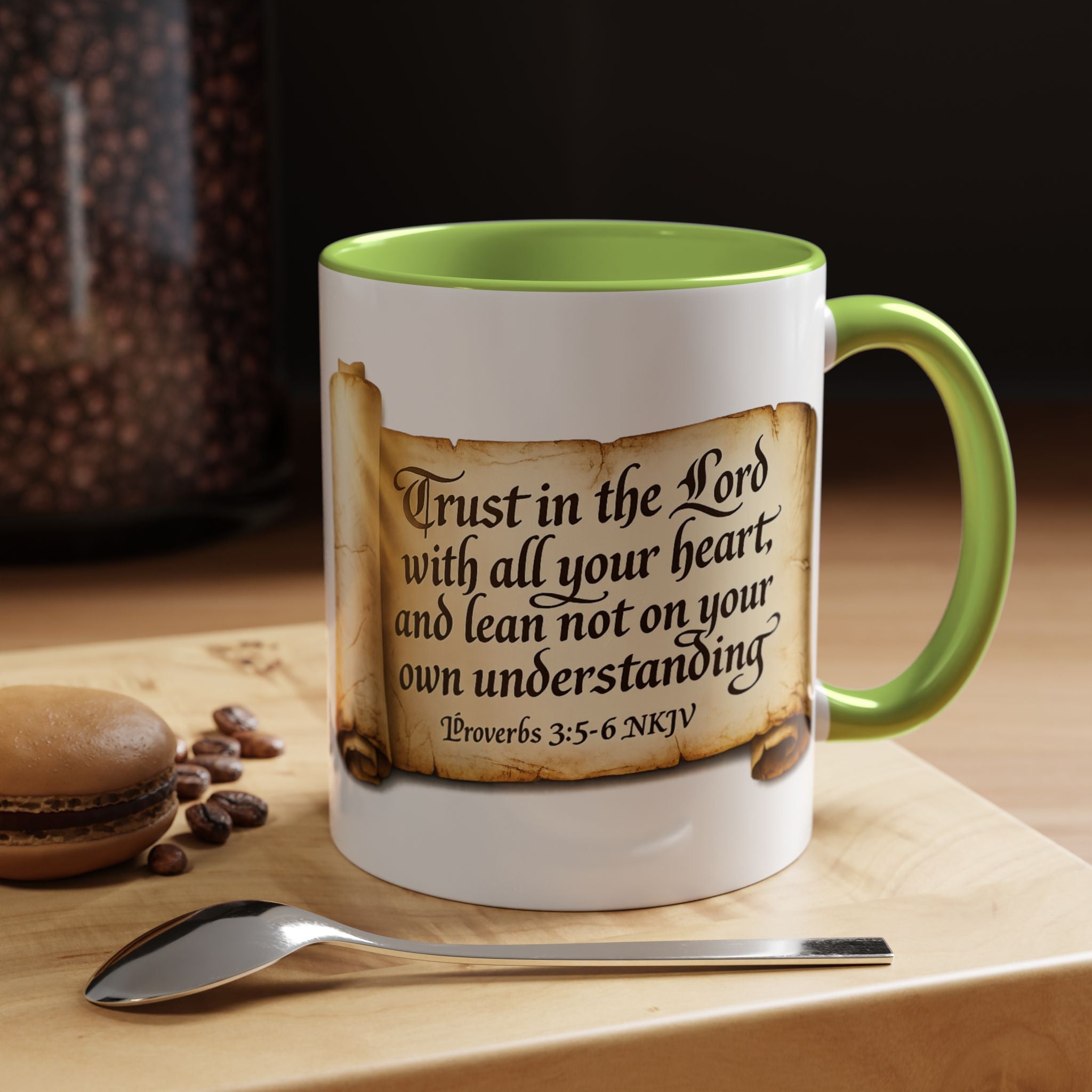 FTF - "Trust In The Lord" Proverbs 3:5 Scroll - Coffee Mug